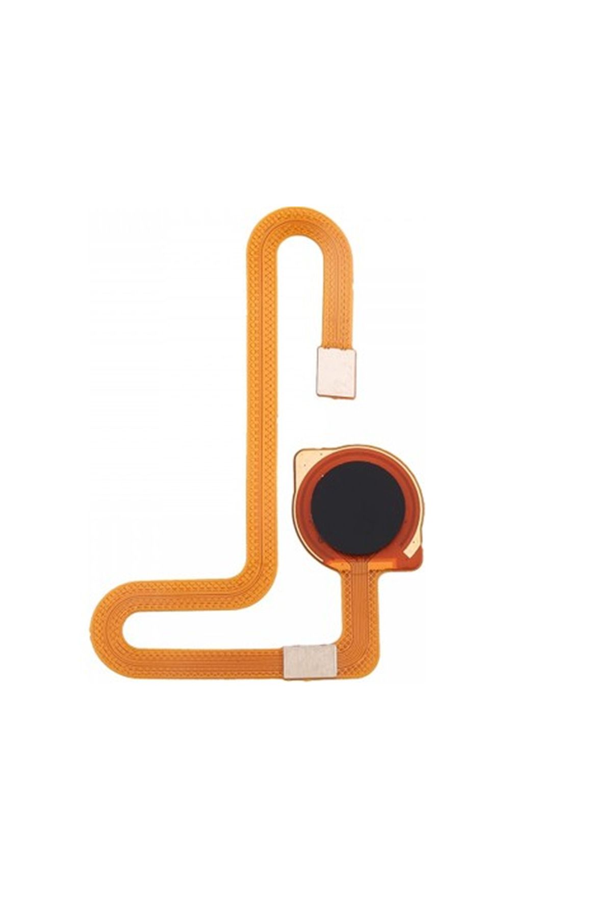 Robot Paketi Xiaomi Redmi Note 8 Uyumlu Home Parmak izi Okuyucu Filmi Flex siyah