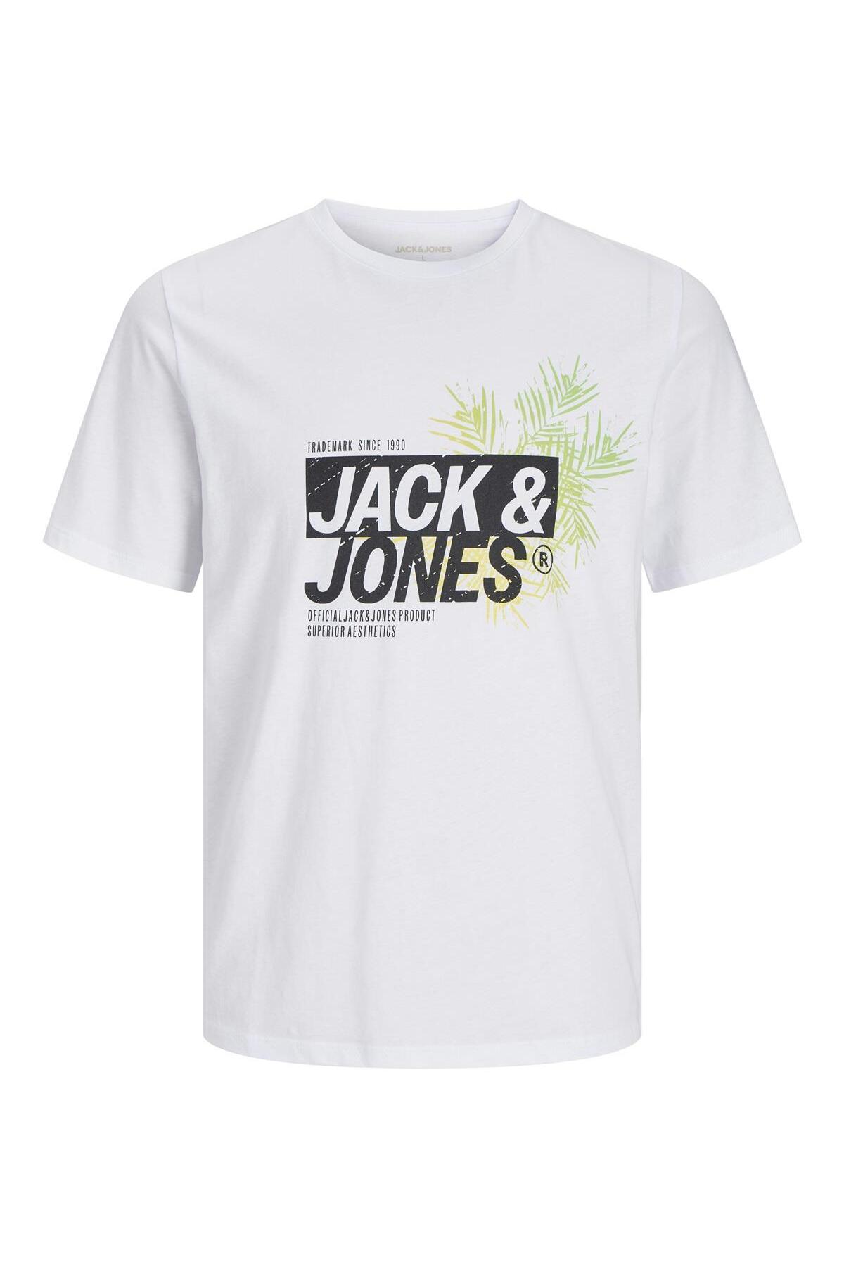تیشرت مردانه Dijital Baskı آستین کوتاه | جک اند جونز Jack & Jones 12269390 - تصویر 2