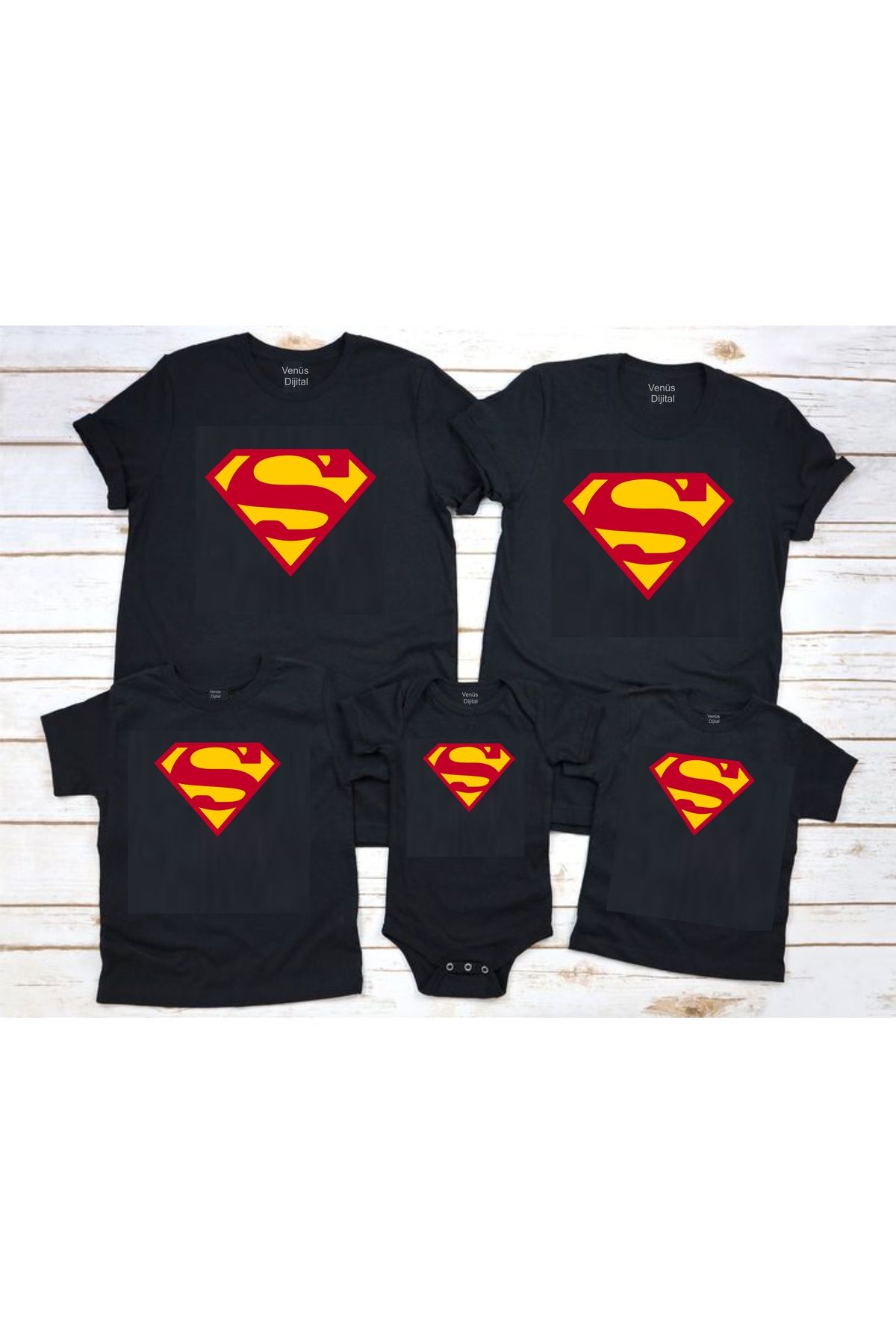 venüsdijital Superman Ai̇le Kombi̇ni̇ (gözüken 1 Adet Fiyatıdır)