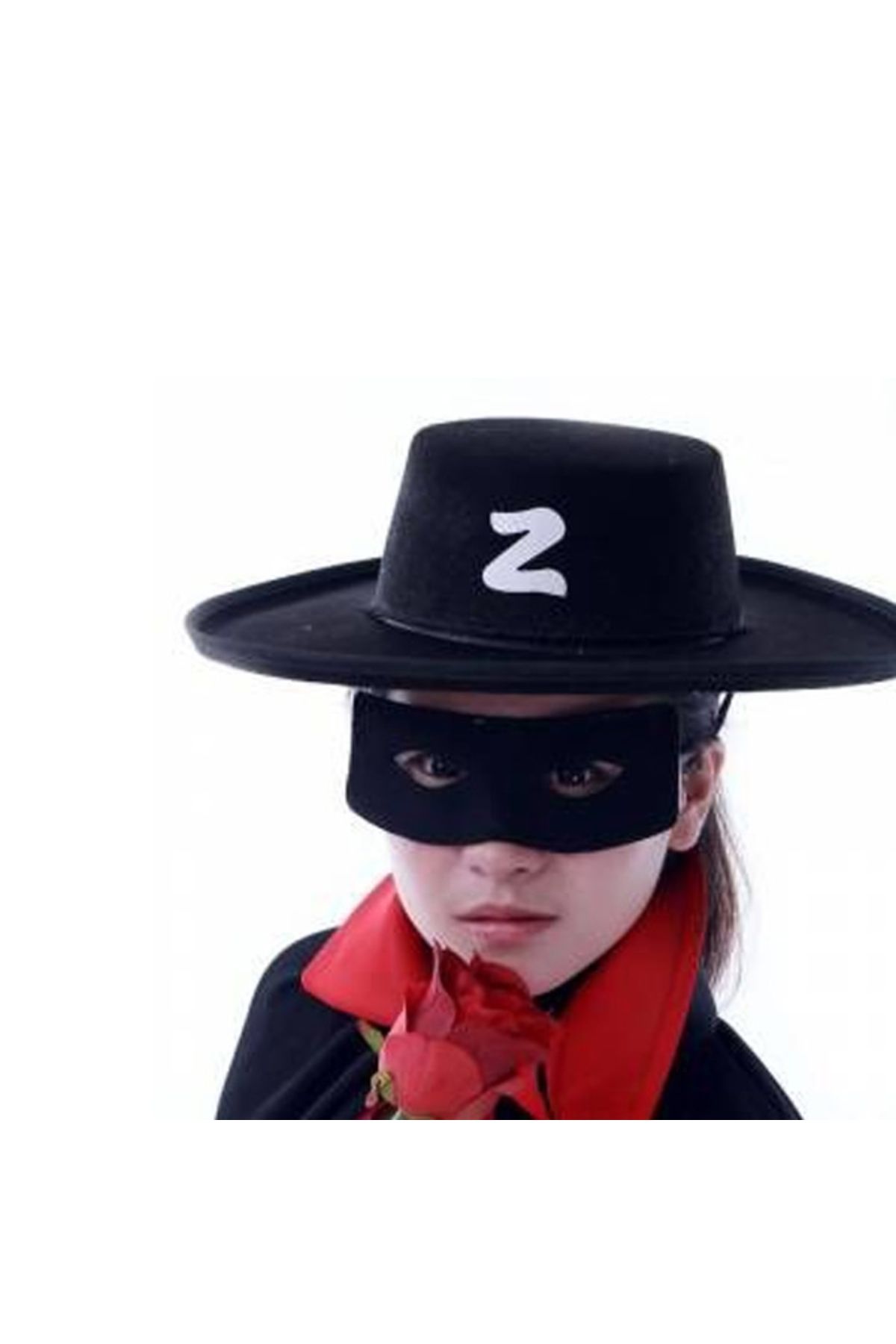 Çnrline Zorro Şapkası ve Göz Maskesi