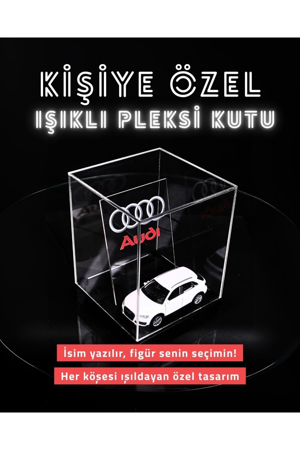 iscom LED Işıklı Kişiye Özel Tasarım Kutu