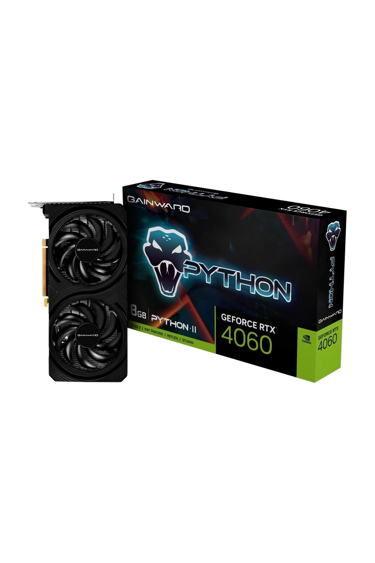 gainward GeForce RTX4060 Python II 8GB GDDR6 128 Bit DLSS 3 Ekran Kartı