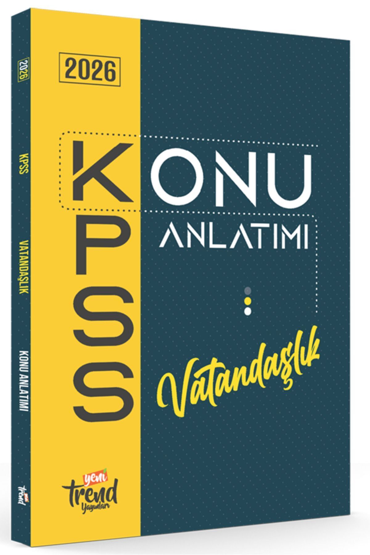 Yeni Trend Yayınları 2026 Kpss Lisans: Vatandaşlık Konu Anlatımı