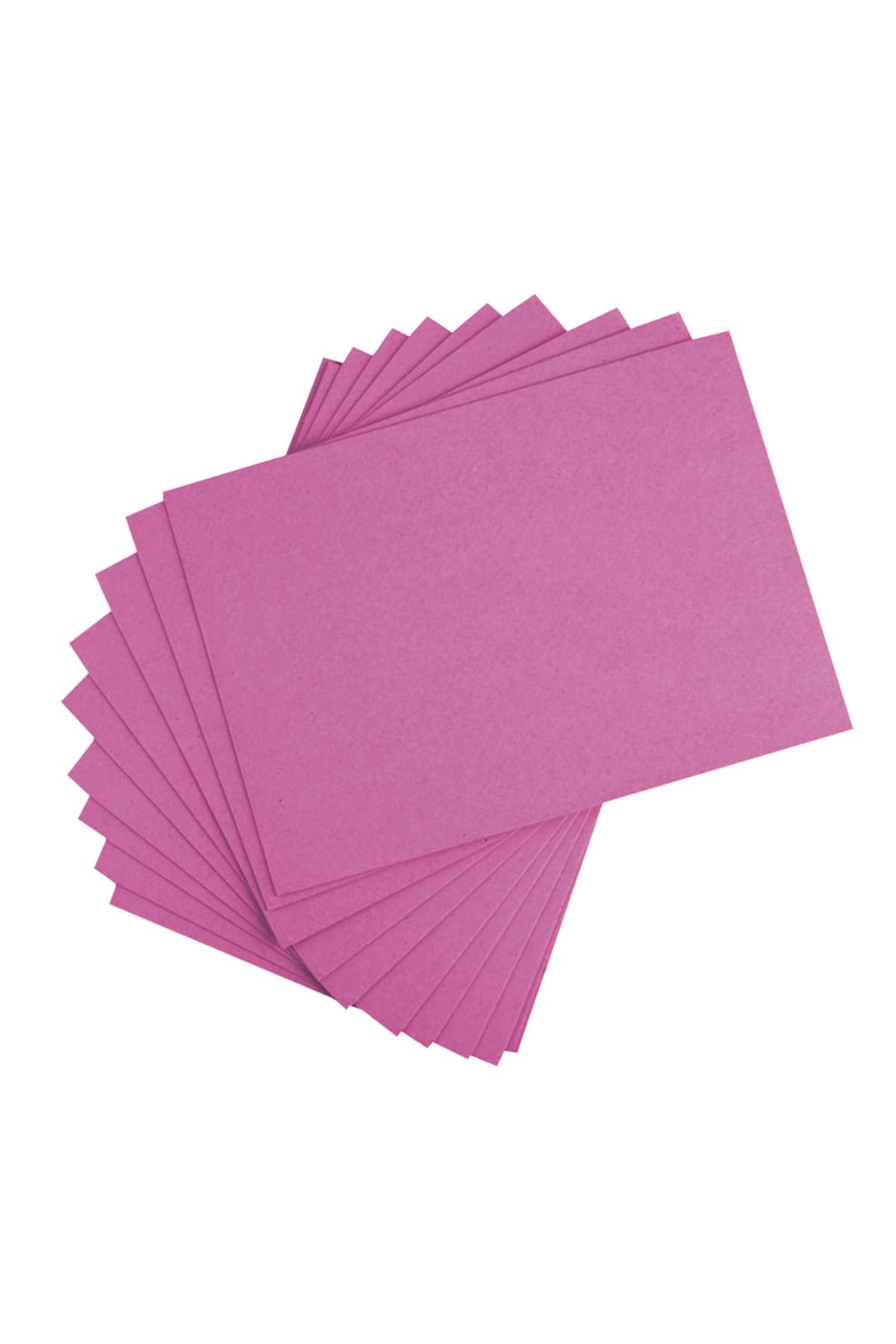 Polin Renkli Mukavva 24x34cm 10'lu Paket Pembe