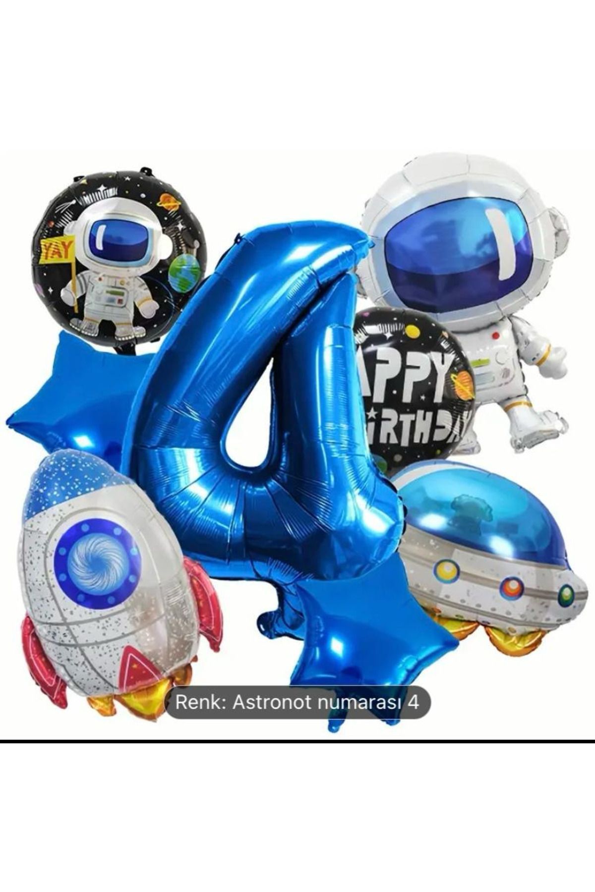 KARNAVAL DÜNYASI 4 YAŞ UZAY TEMALI BALON SETİ