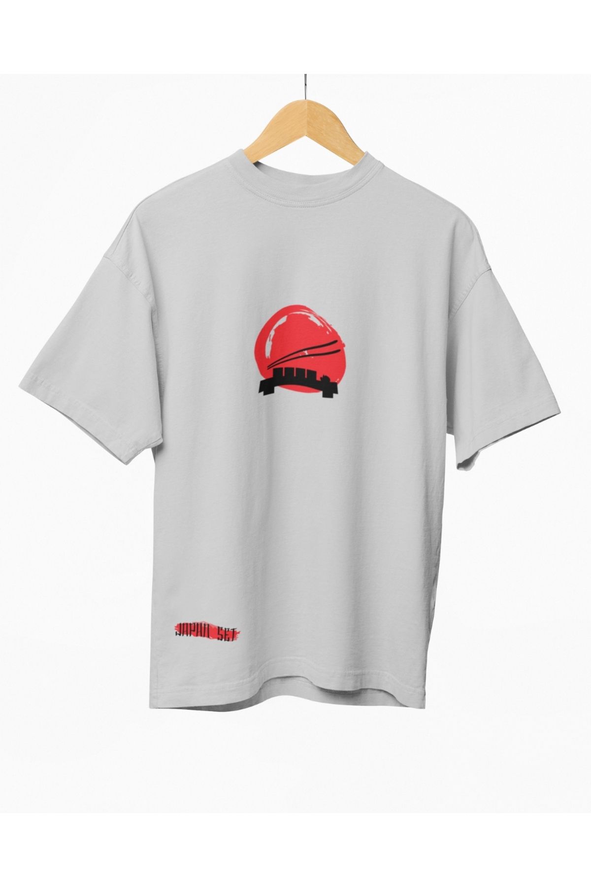 Mollis Tokyo Akışı Kadın Baskılı Oversize T-Shirt