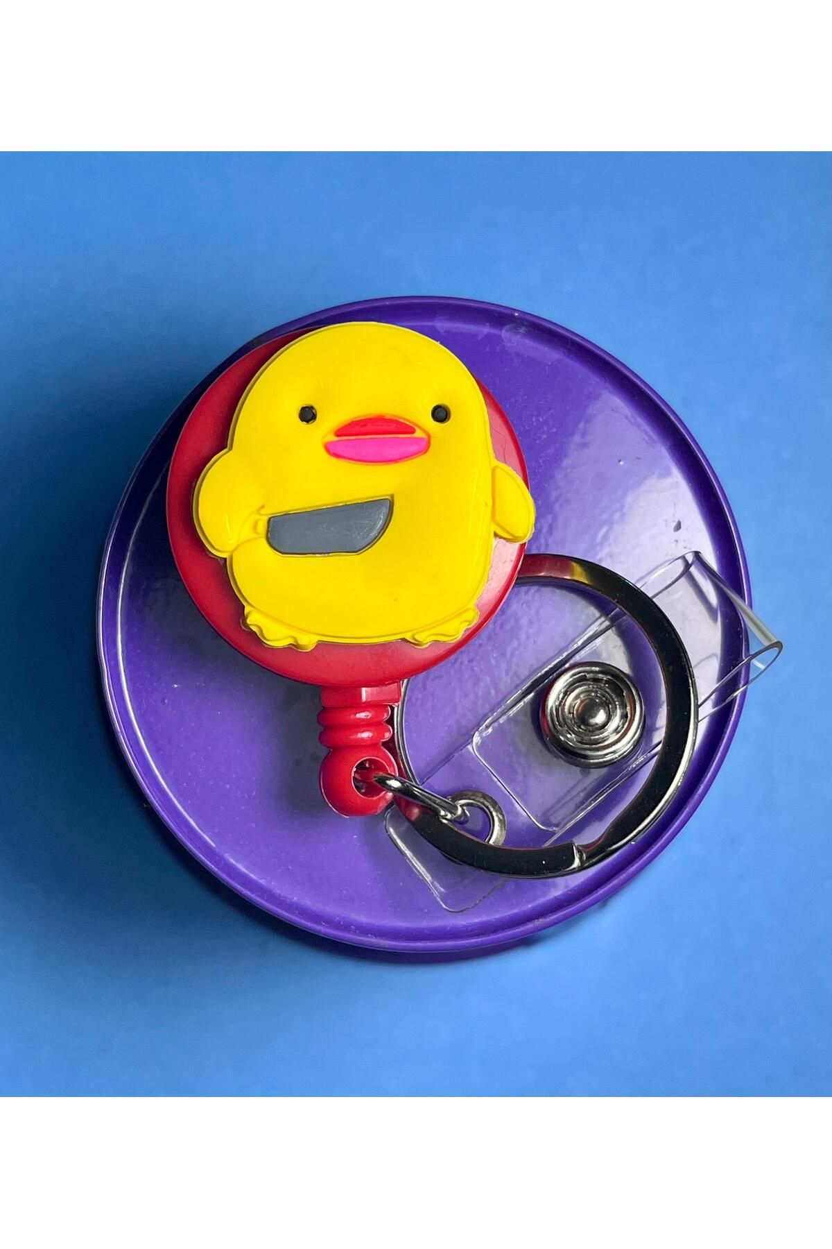 dr hande-Yoyo Badge with Key "Knife-Chasing Chick" Yoyo Badge Holder 3