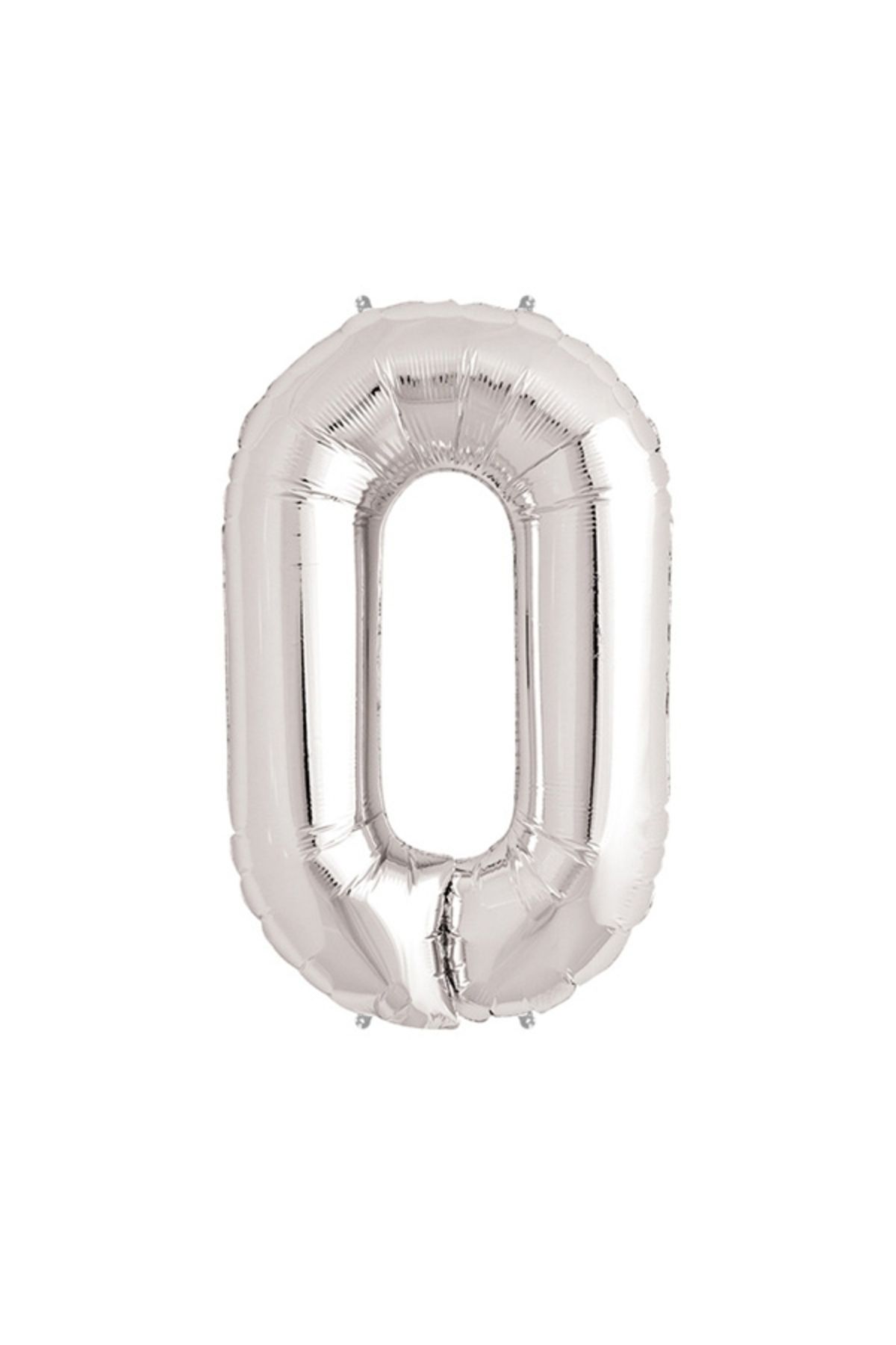 Çnrline Gümüş Rengi Folyo Rakam Balon 1 Metre