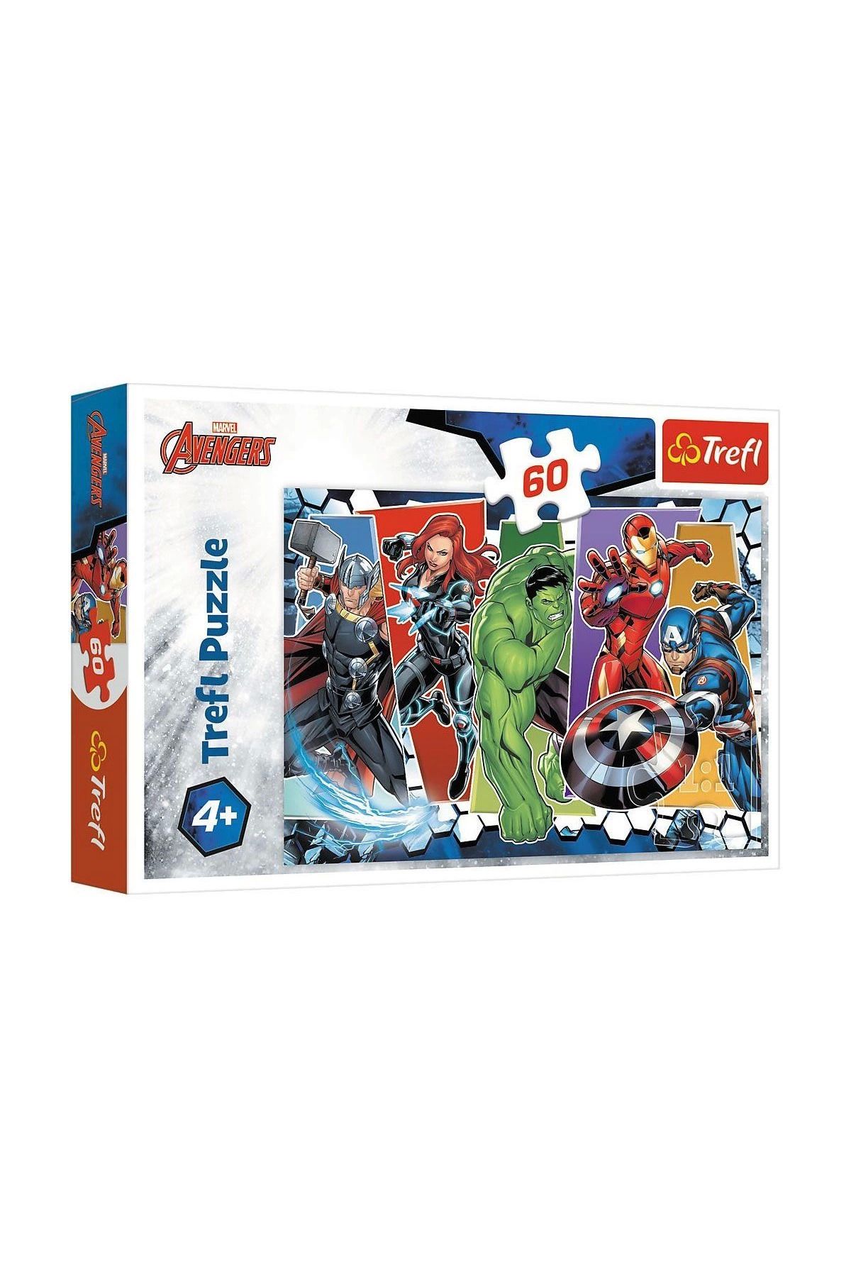 Esrion Puzzle-17357 Marvel The Avengers 60 Parça Puzzle