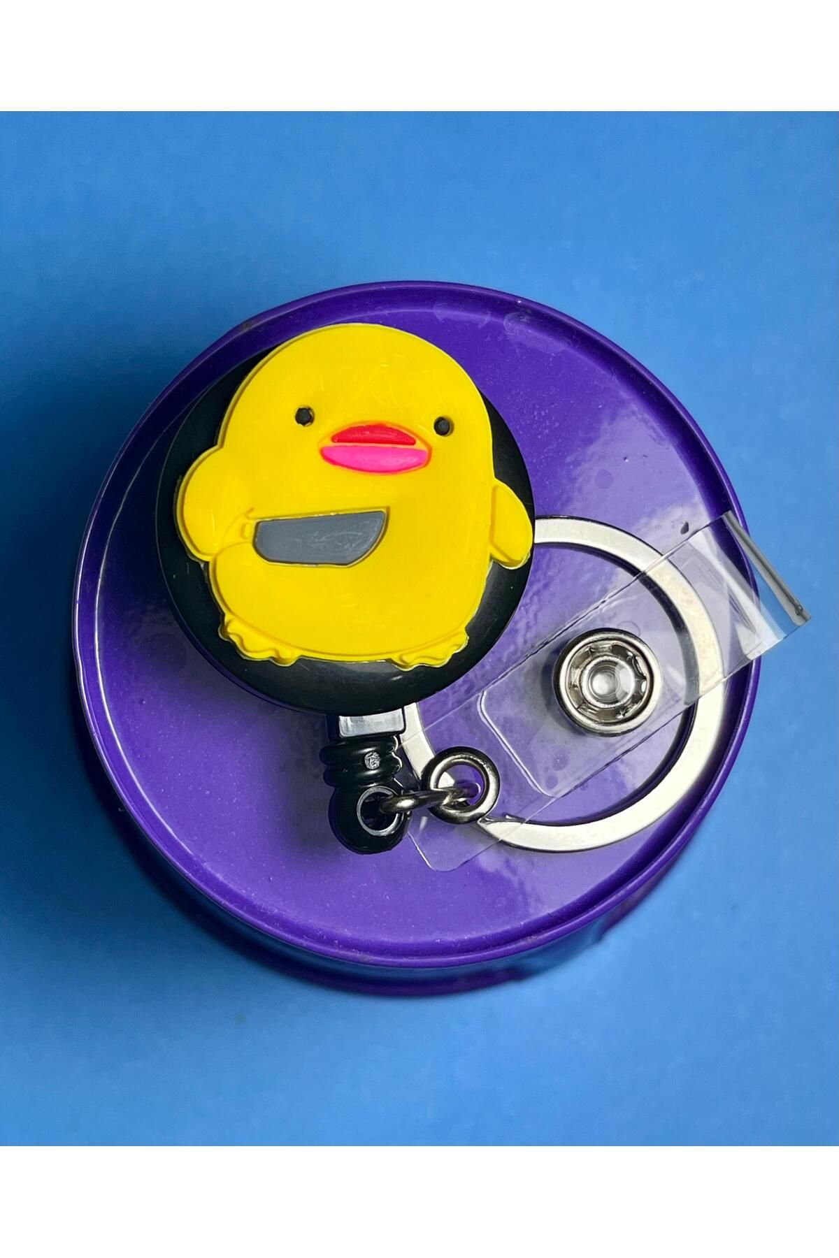 dr hande-Yoyo Badge with Key "Knife-Chasing Chick" Yoyo Badge Holder 2