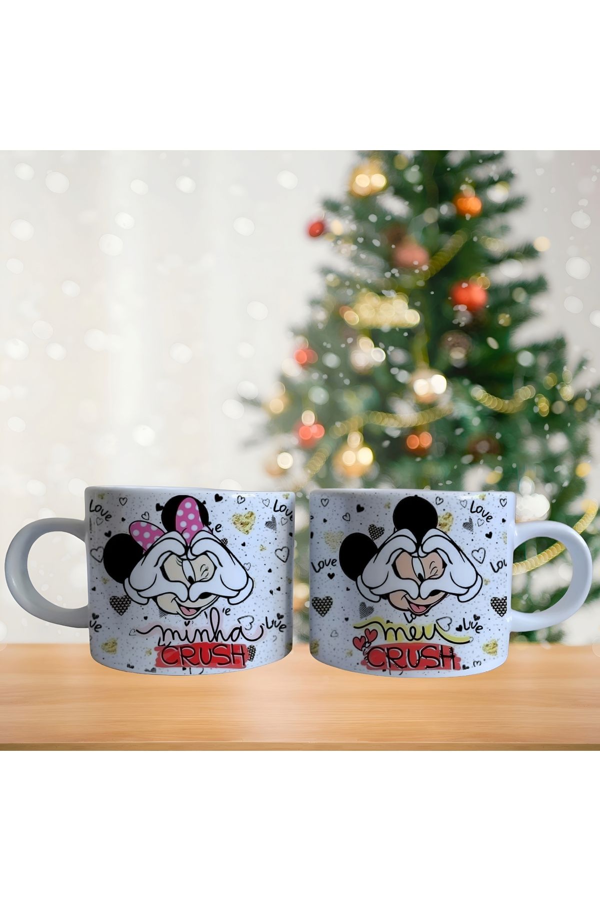 Ghostbusters Mickey ve minnie mouse Porselen Fincan Takımı