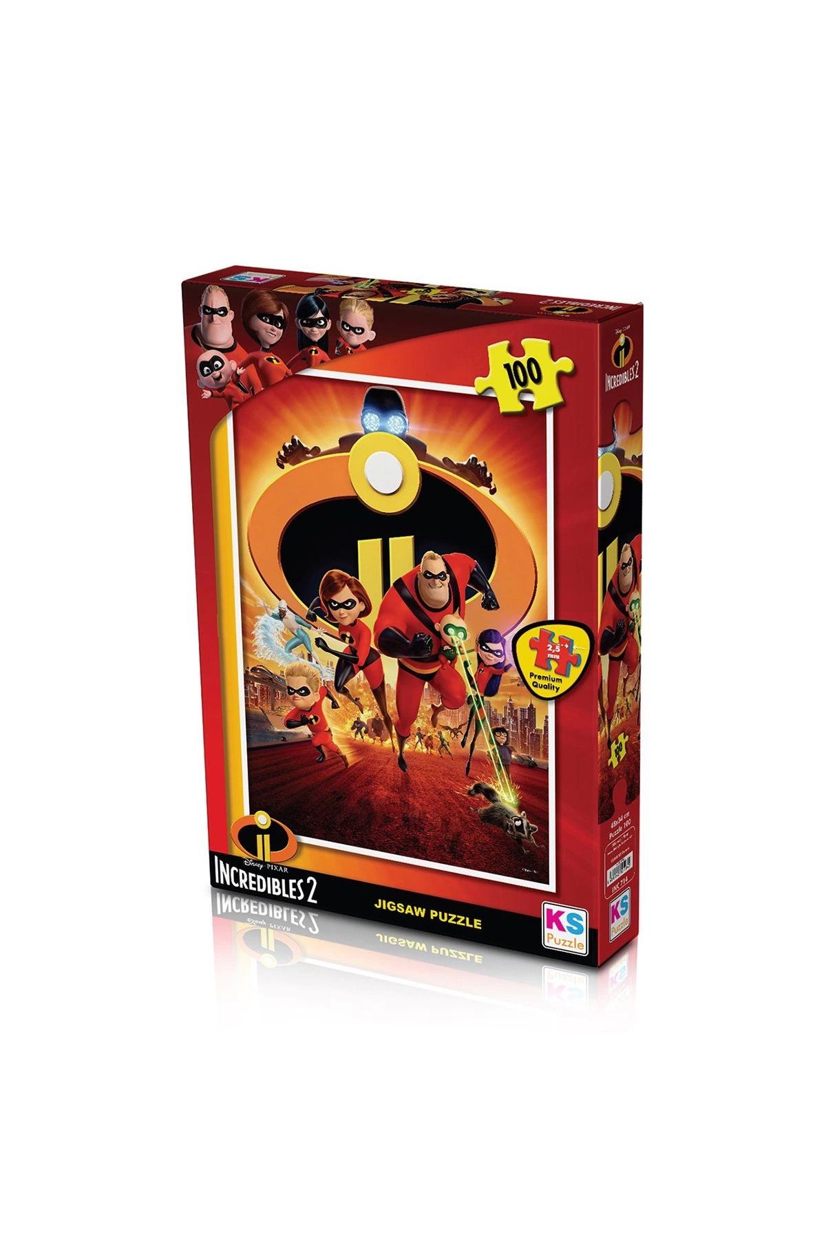Ks Puzzle Inc714 Ks Incredibles / 100 Parça Puzzle