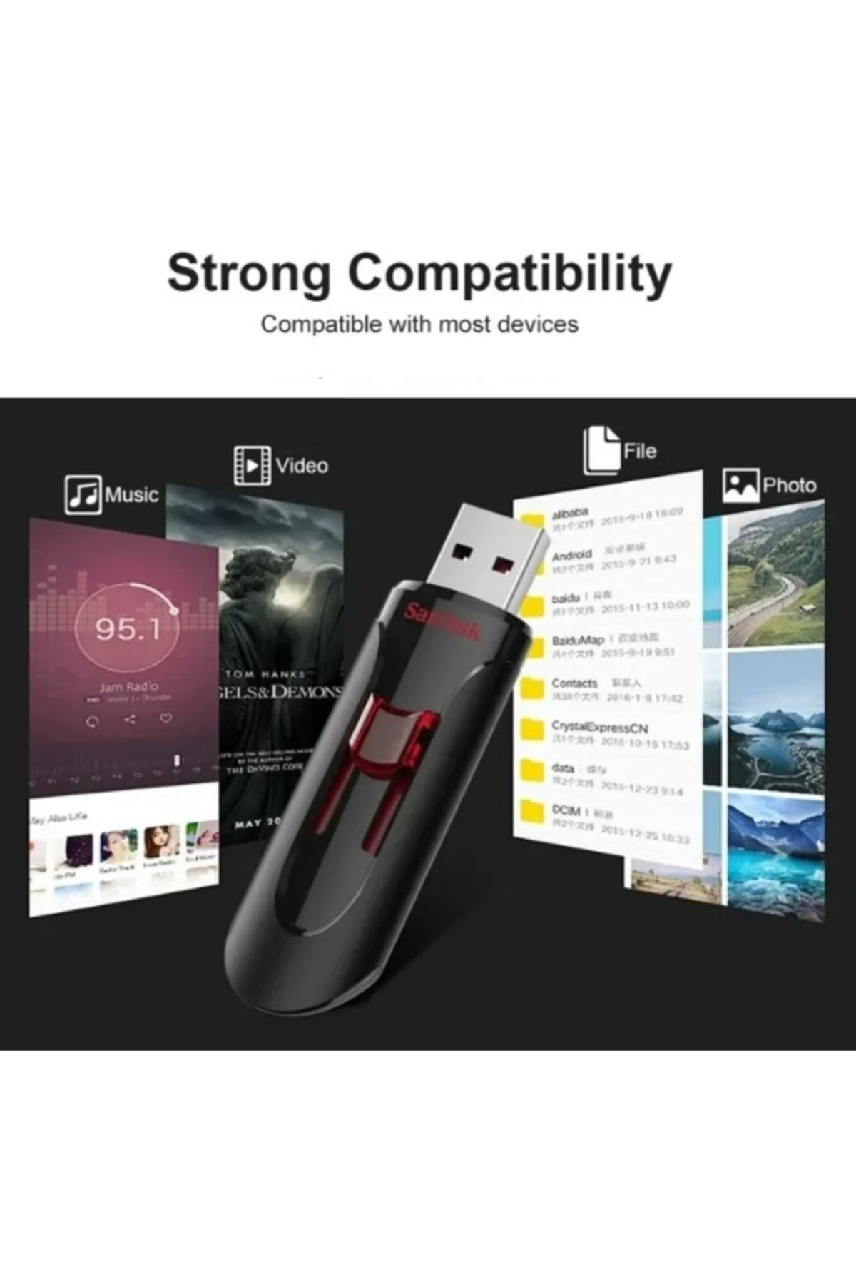 SanDisk-Cruzer Glide 128gb Usb 3.0 Flash Drive Fast Transfer, Retractable, Secure & Portable Storage 5