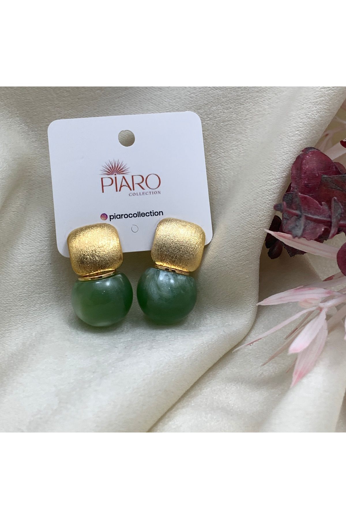 Piaro Collection Renkli Top Çelik Küpe