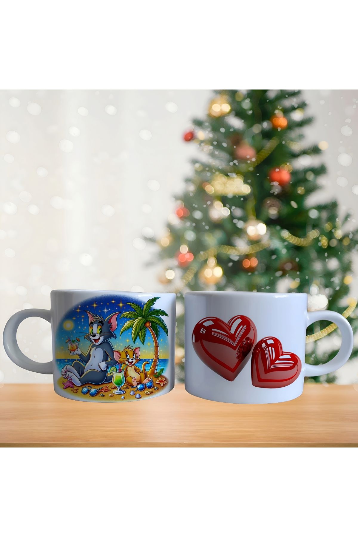 Ghostbusters Tom ve Jerry tatilde Porselen Fincan / Kupa -mug