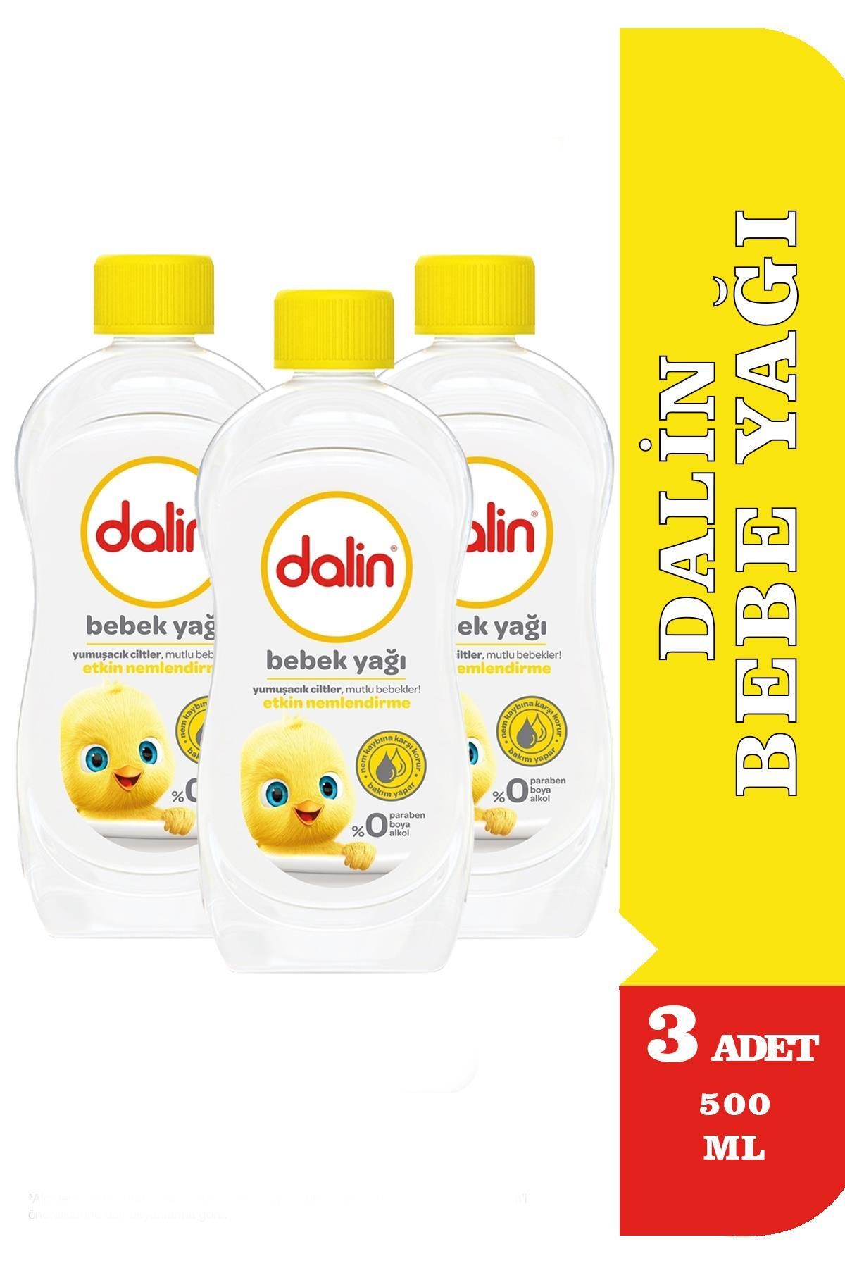 Dalin Bebe Yağı 500 ml 3 Adet