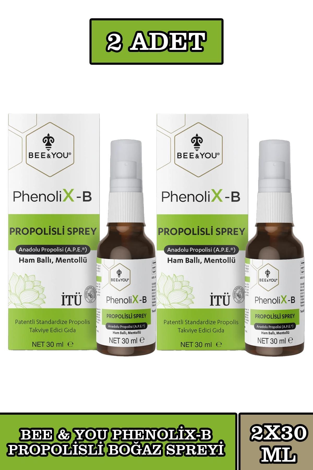 Seddar Collection Bee & You Phenolix Boğaz Spreyi 30 ml 2 Adet