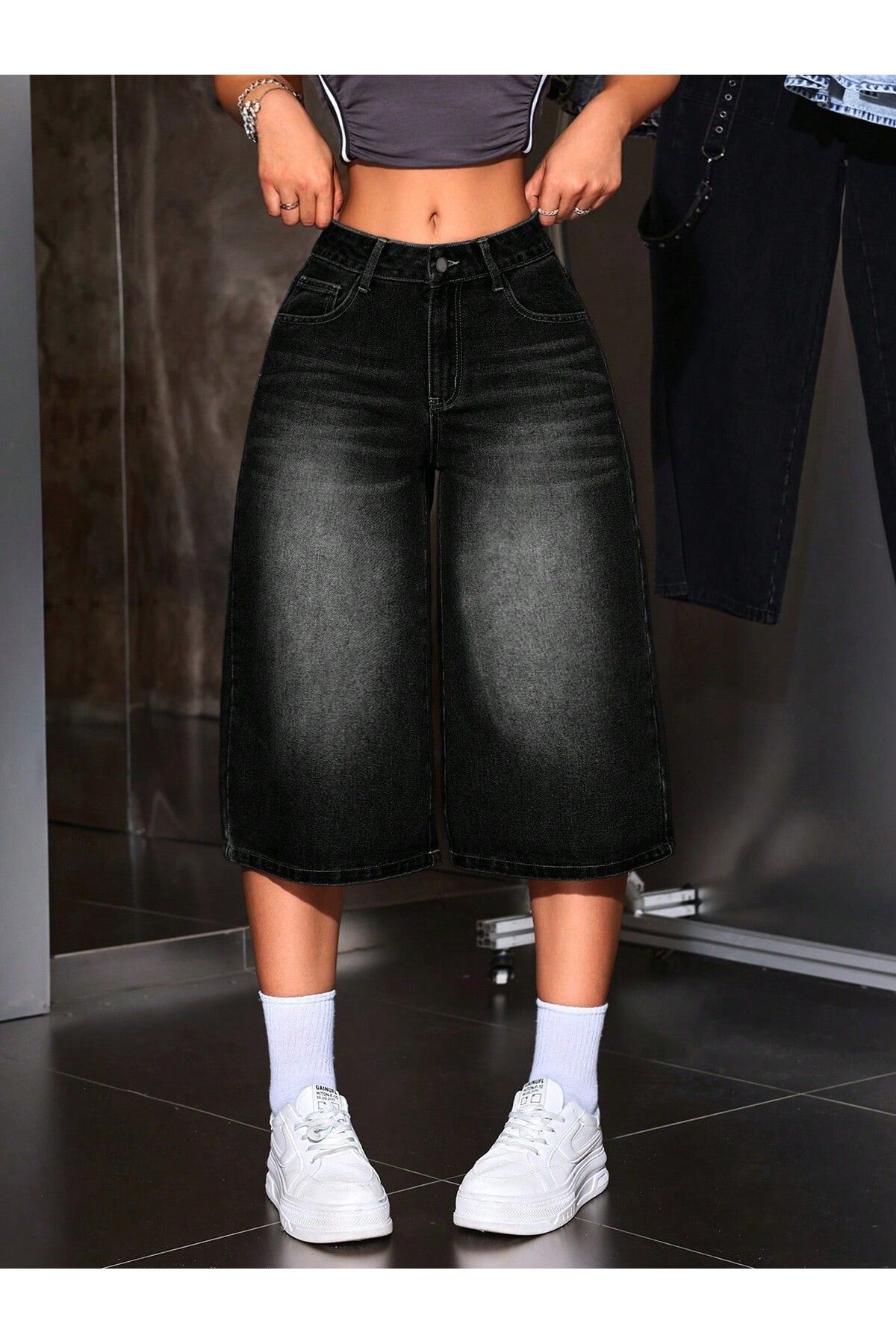 SEFUR TREND Y2K BAGGY JEAN ŞORT BERMUDA