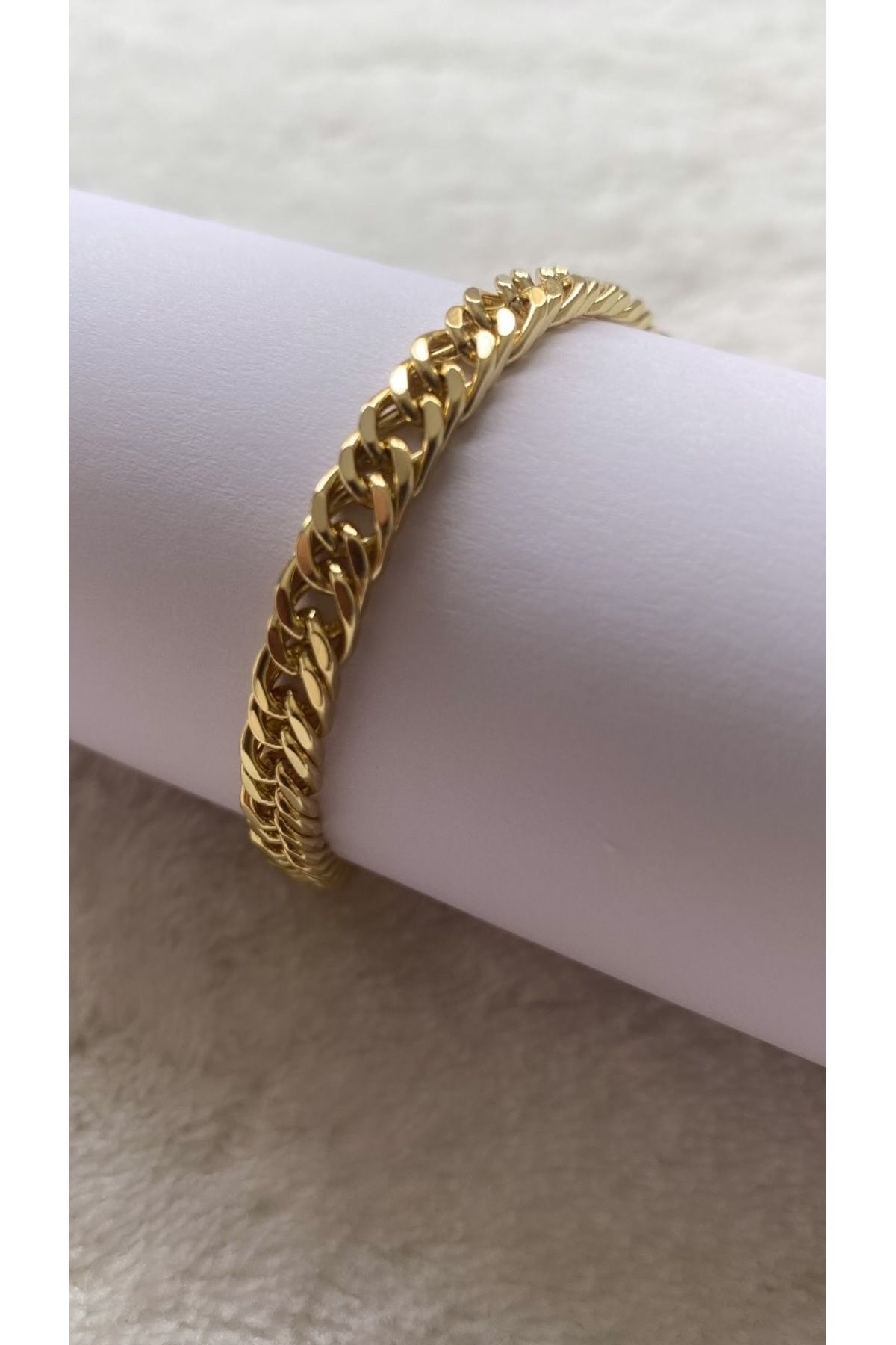 NİSSBEBE XUPİNG JEWELRY VİP Bileklik 14K Renk KARARMAZ Çelik Bileklik (DOĞALTAŞ BİLEKLİK HEDİYE)