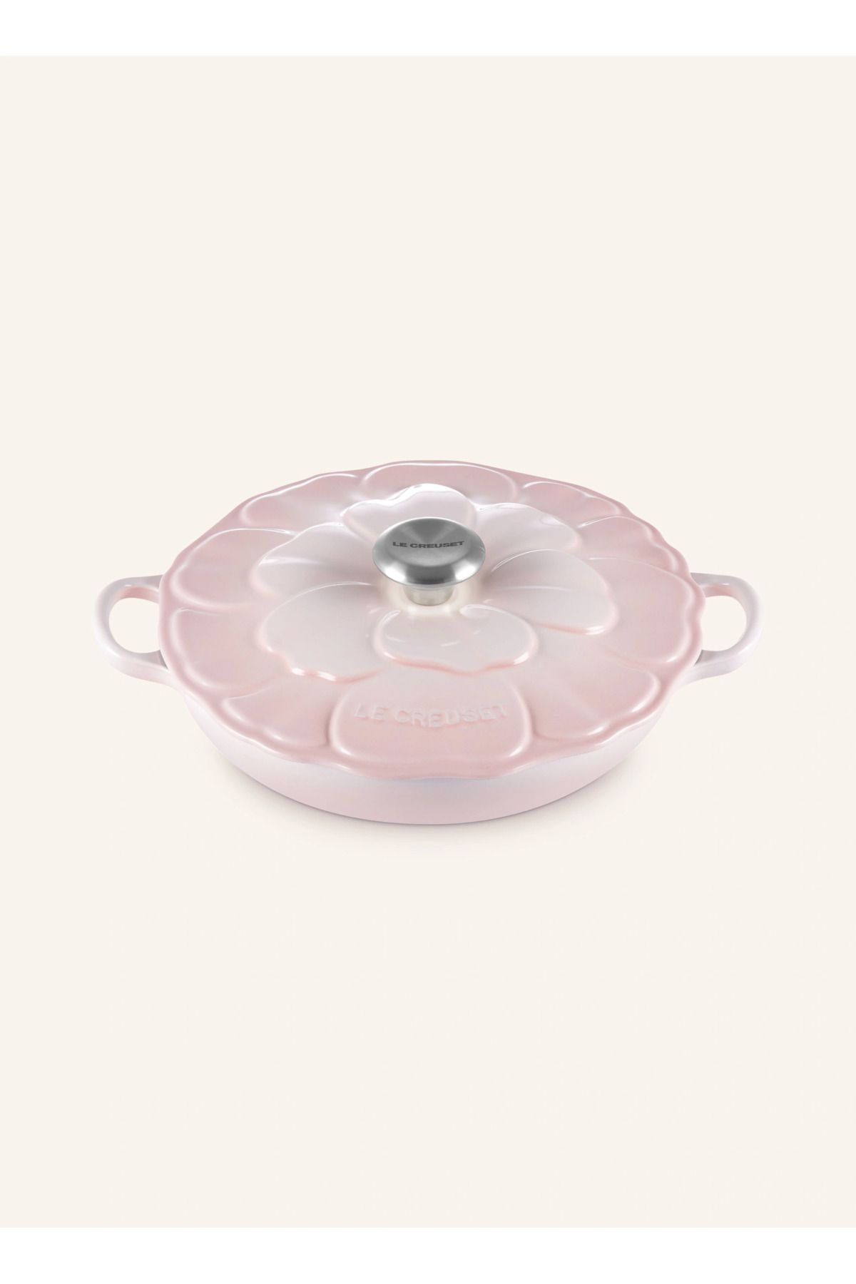 Le Creuset 26 cm Emaye Döküm Güveç Tencere Çiçek Kapaklı Fırın & Ocak Uyumlu