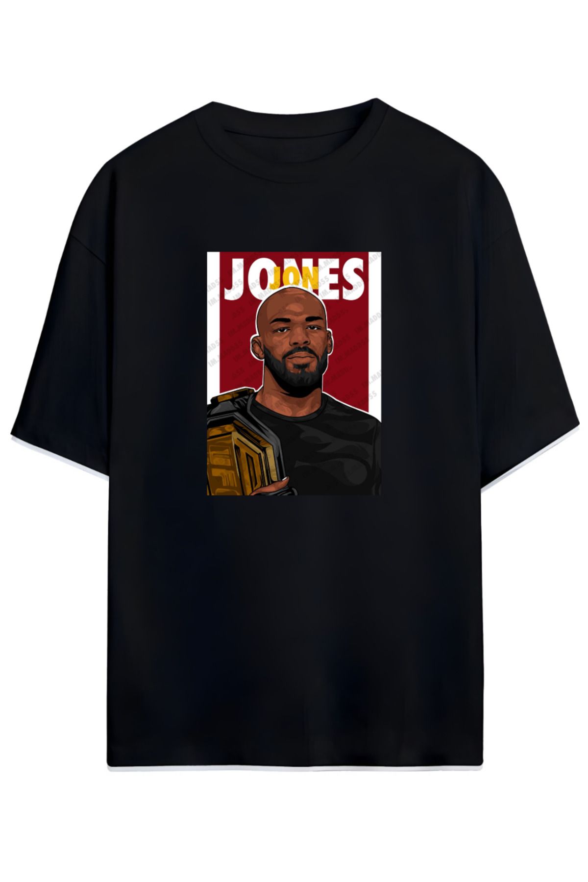MAGORS Jon Jones UFC Baskılı Oversize T-Shirt