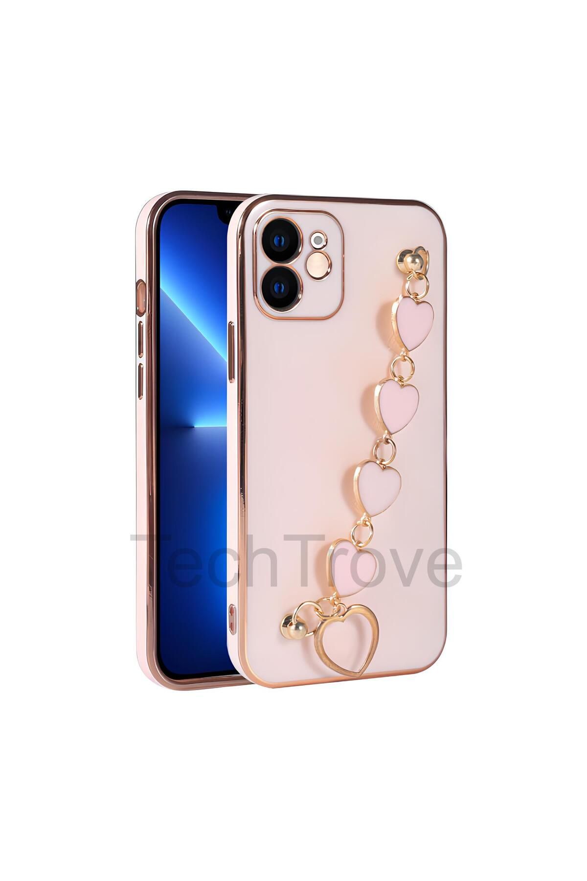 TechTrove Apple iPhone 11 Kılıf Elcekli Kalbim Kapak