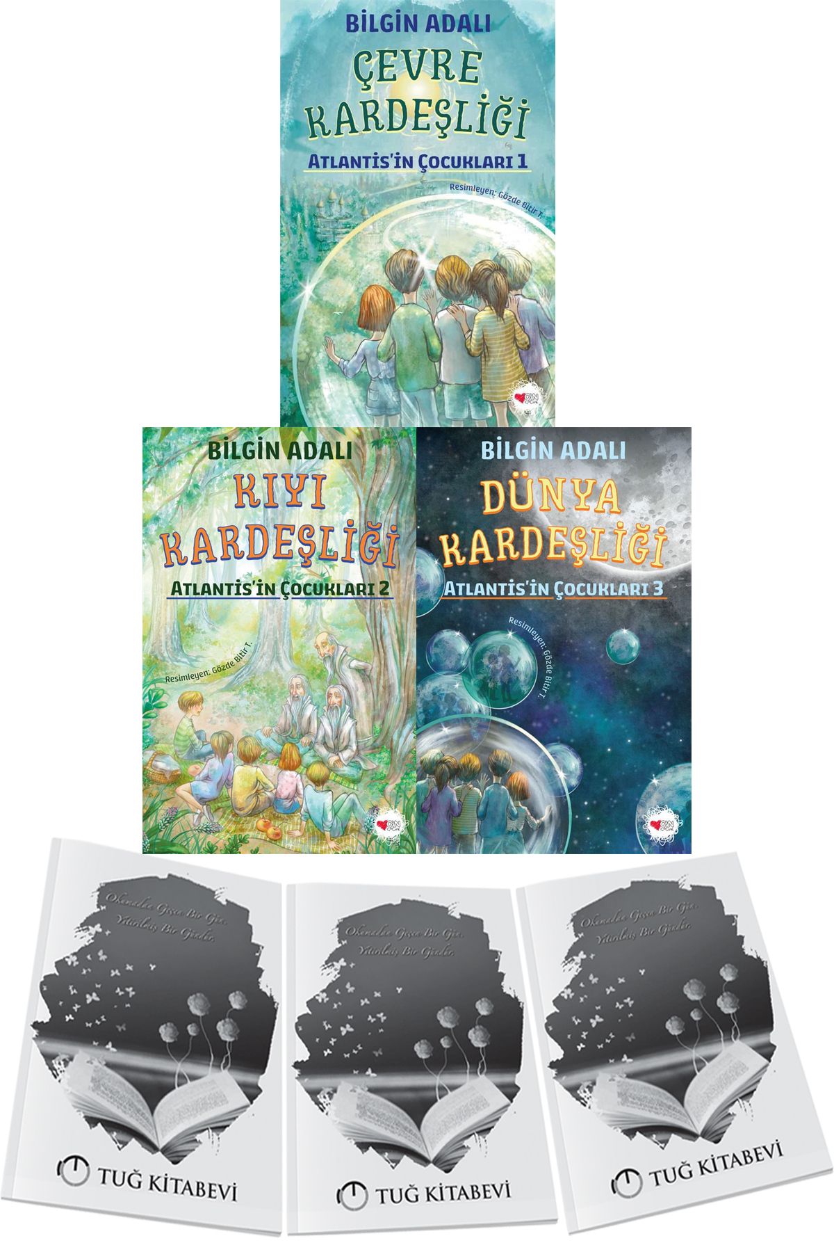 Can Yayınları Çevre Kardeşliği-Kıyı Kardeşliği-Dünya Kardeşliği Atlantisin Çocukları Bilgin Adalı + Hediyeli