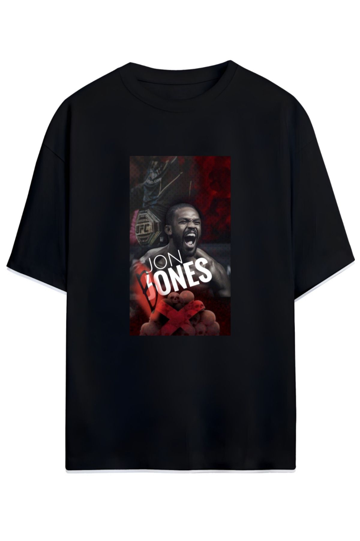 MAGORS Jon Jones UFC Baskılı Oversize T-Shirt