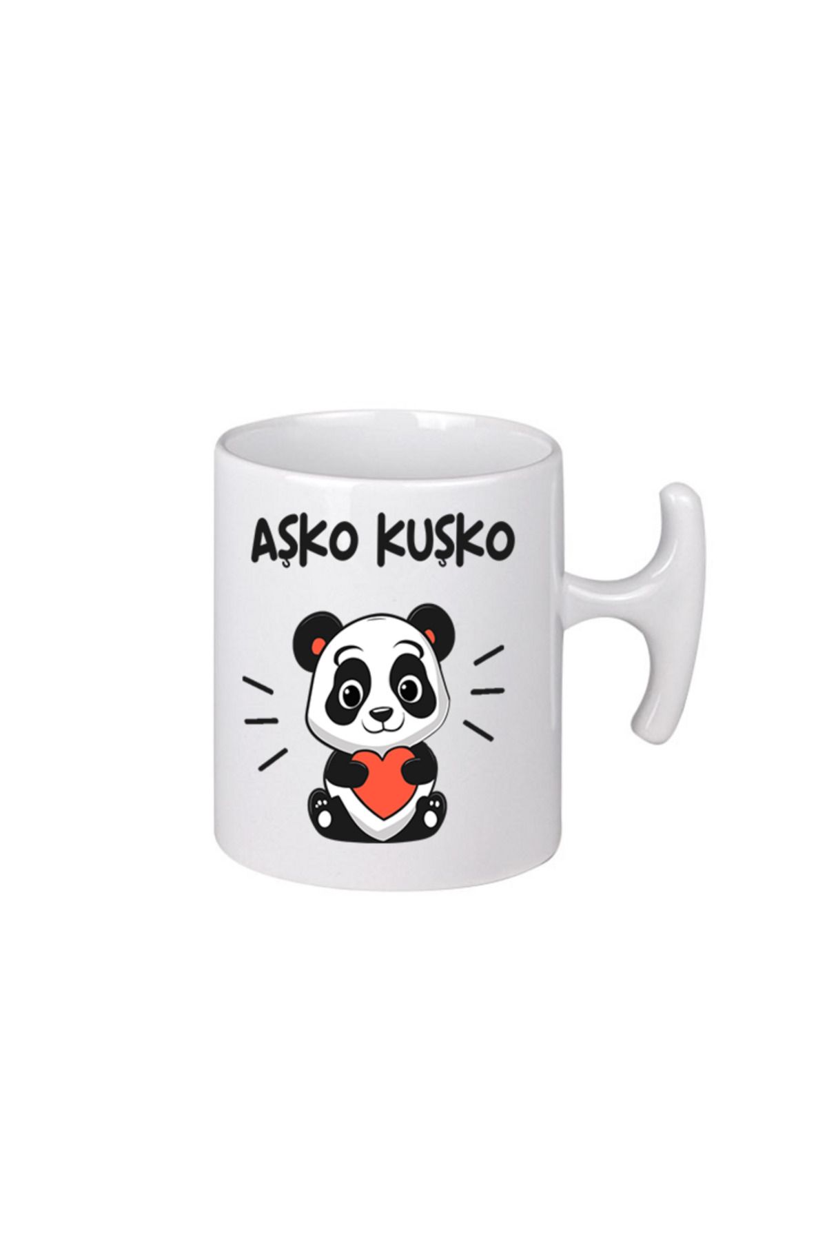 EYS Tasarım AŞKO KUŞKO BASKILI Kupa Bardak Hediyelik