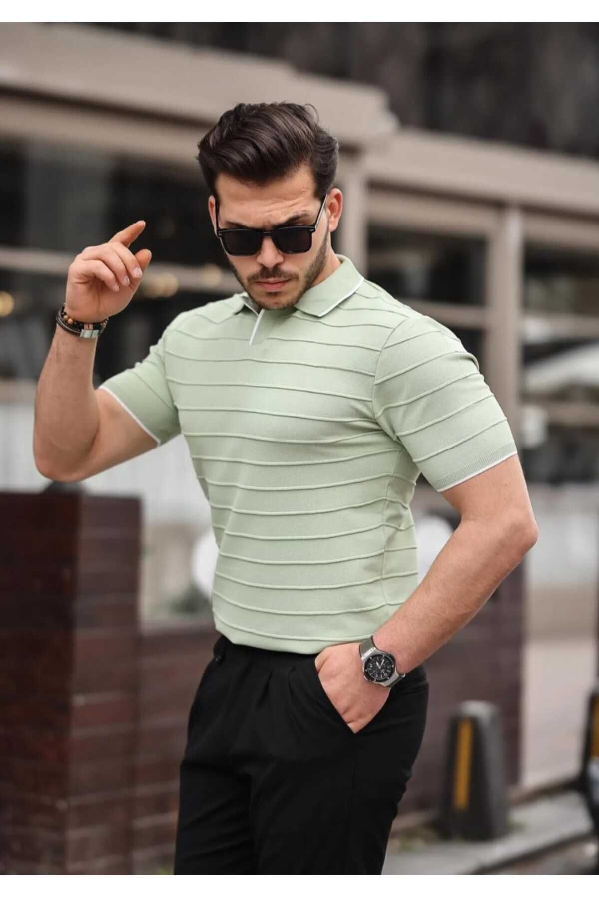 Ast giyim Polo Yaka Kısa Kollu Erkek Yazlık T-Şört