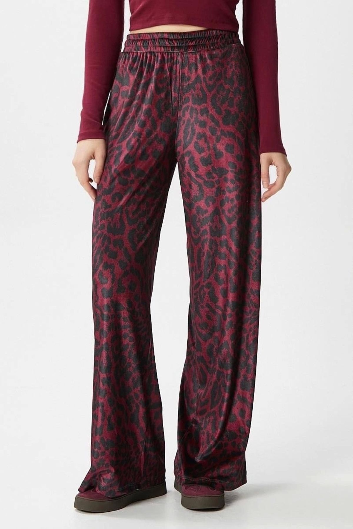 OurStyles Leopar desen pantolon