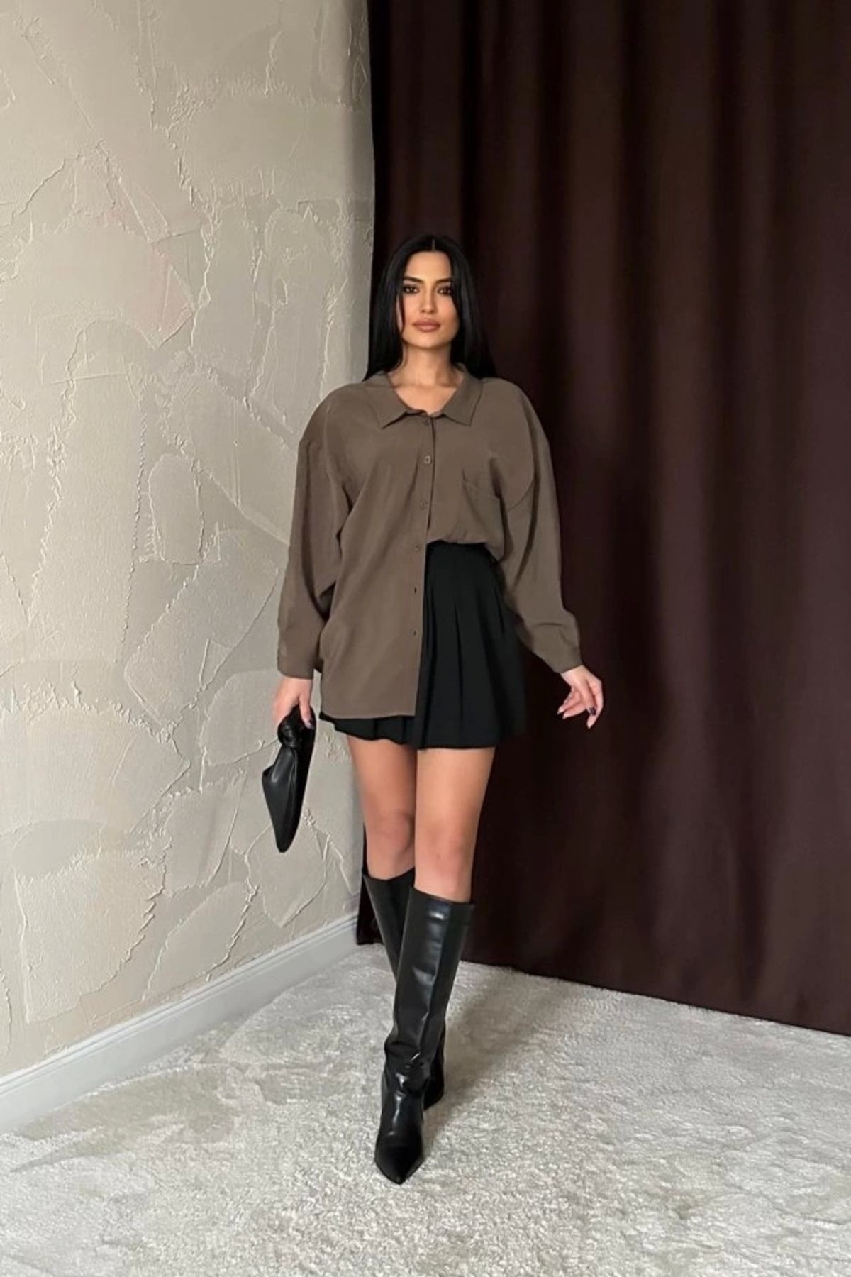 MODA Haki alaş Gömlek