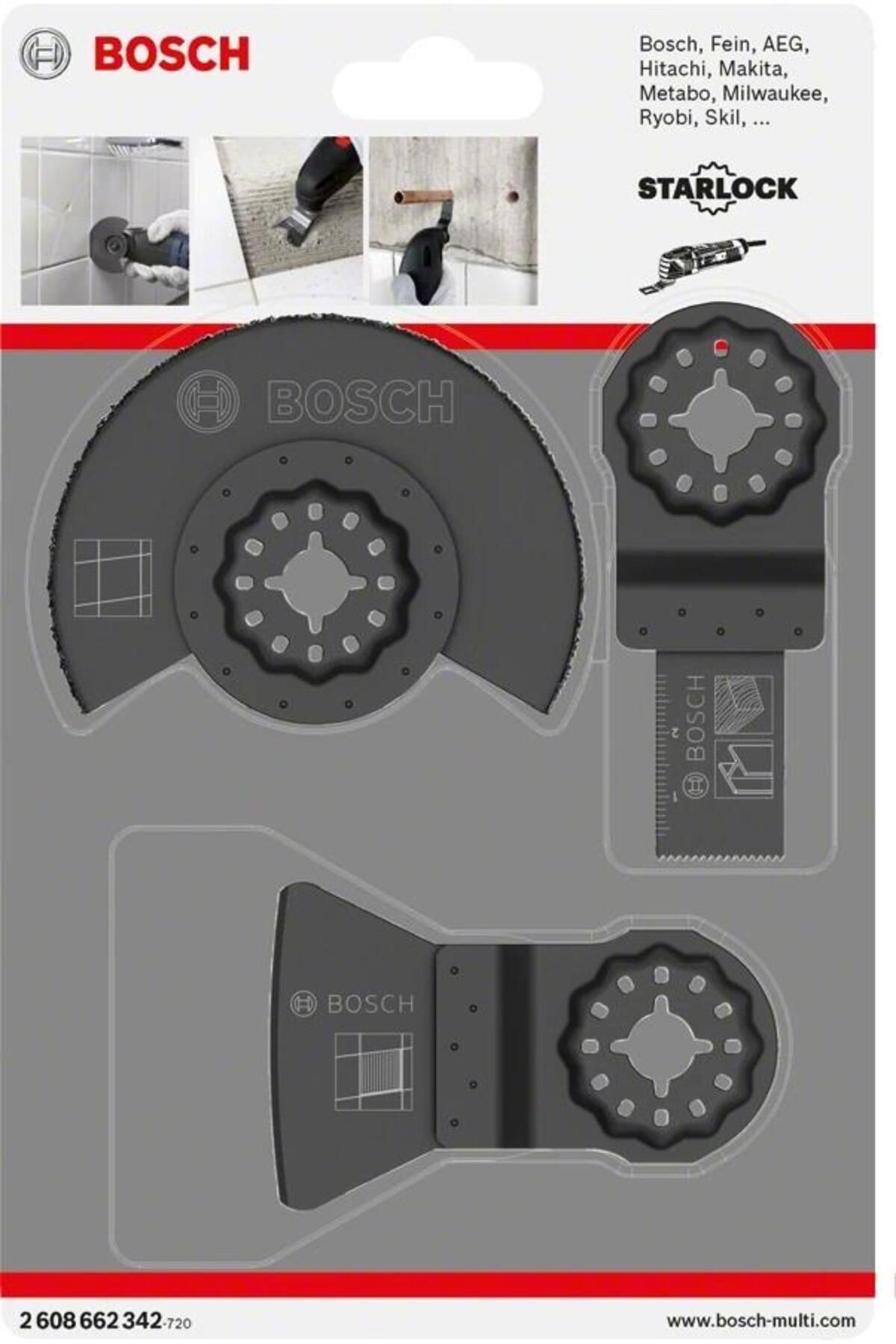 Bosch Seramik ve Banyolar için Testere Bıçak Seti