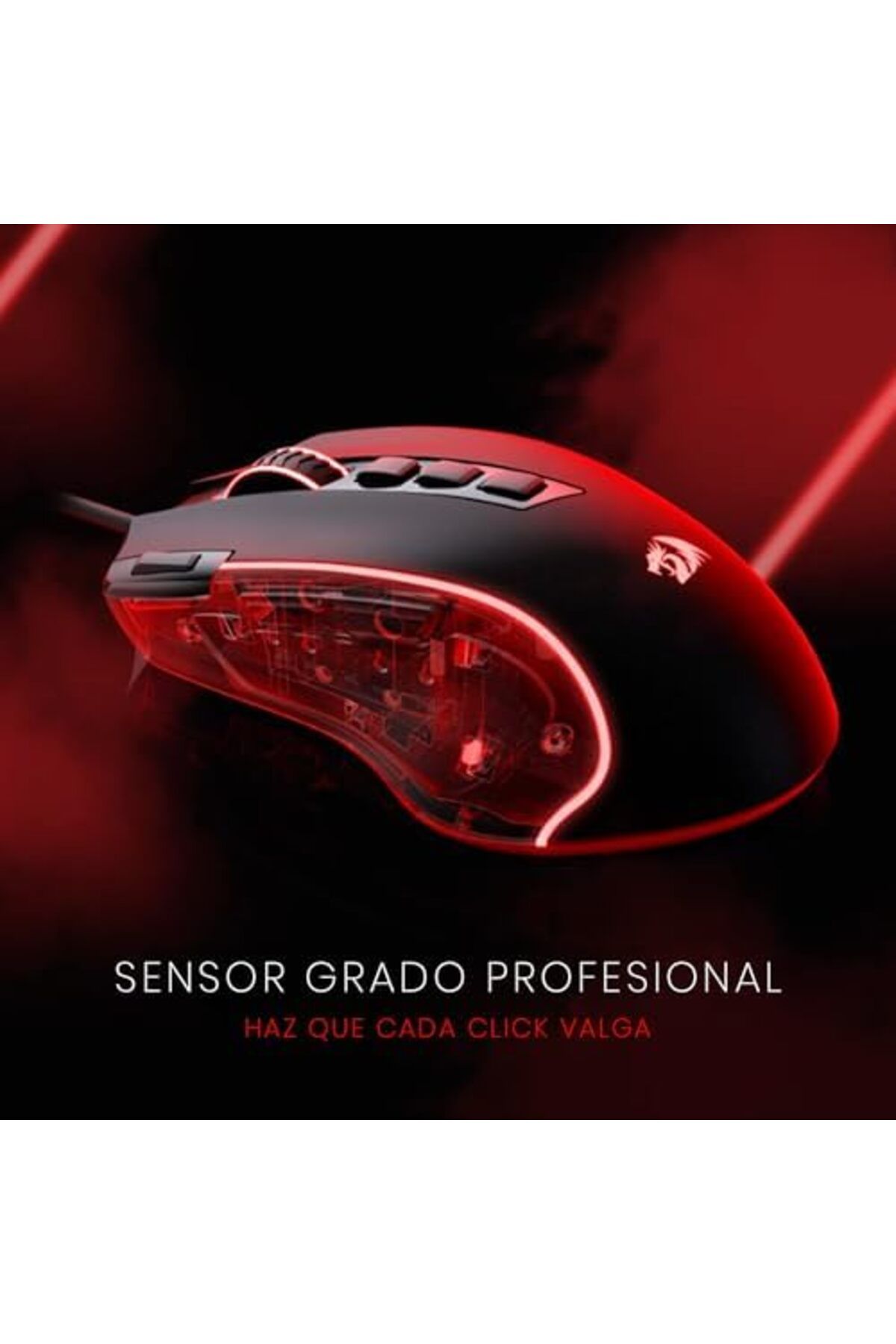 REDRAGON-Wired Gaming Mouse M612 Predator RGB with 8000 DPI, 11 Programmable Buttons, 5 Lighting Mod 8