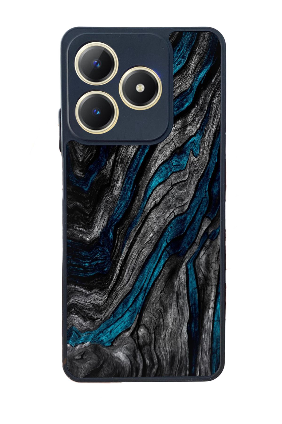 realme C61 Mat Uyumlu Siyah Kılıf – Yumuşak Silikon, Koruyucu, Şok Emici Kapak