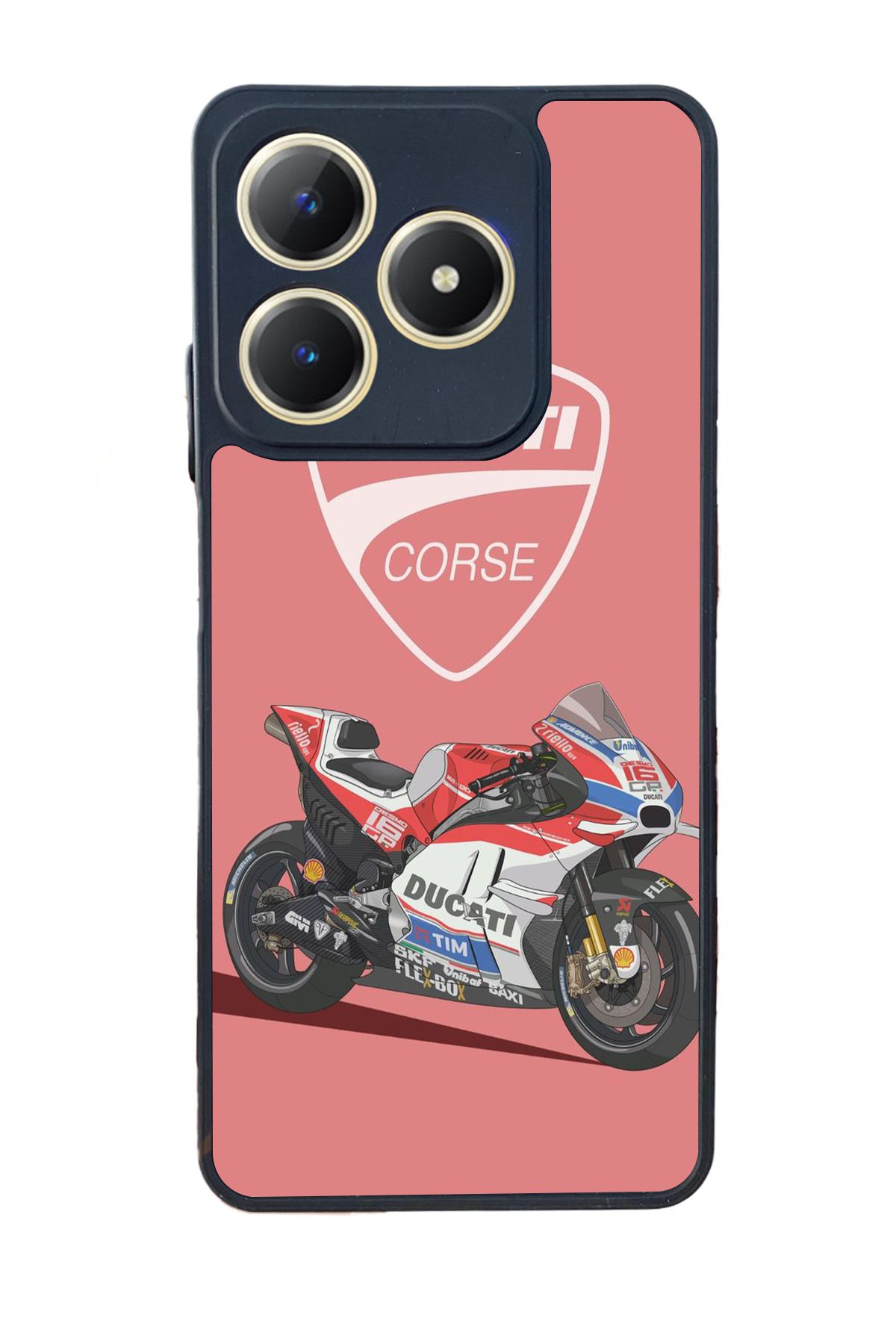 realme C63 Mat Uyumlu Siyah Kılıf – Yumuşak Silikon, Koruyucu, Şok Emici Kapak