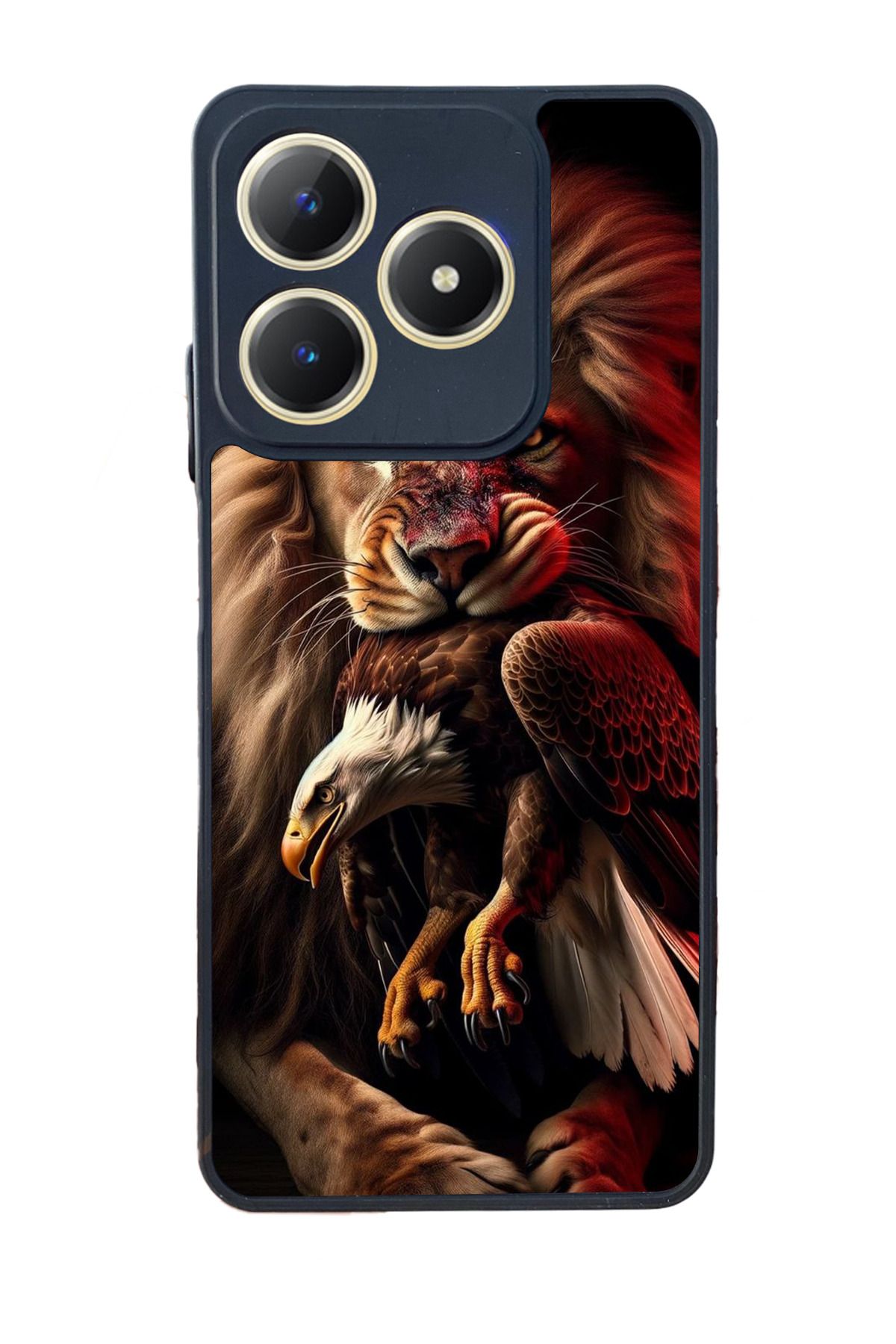 realme C63 Mat Uyumlu Siyah Kılıf – Yumuşak Silikon, Koruyucu, Şok Emici Kapak