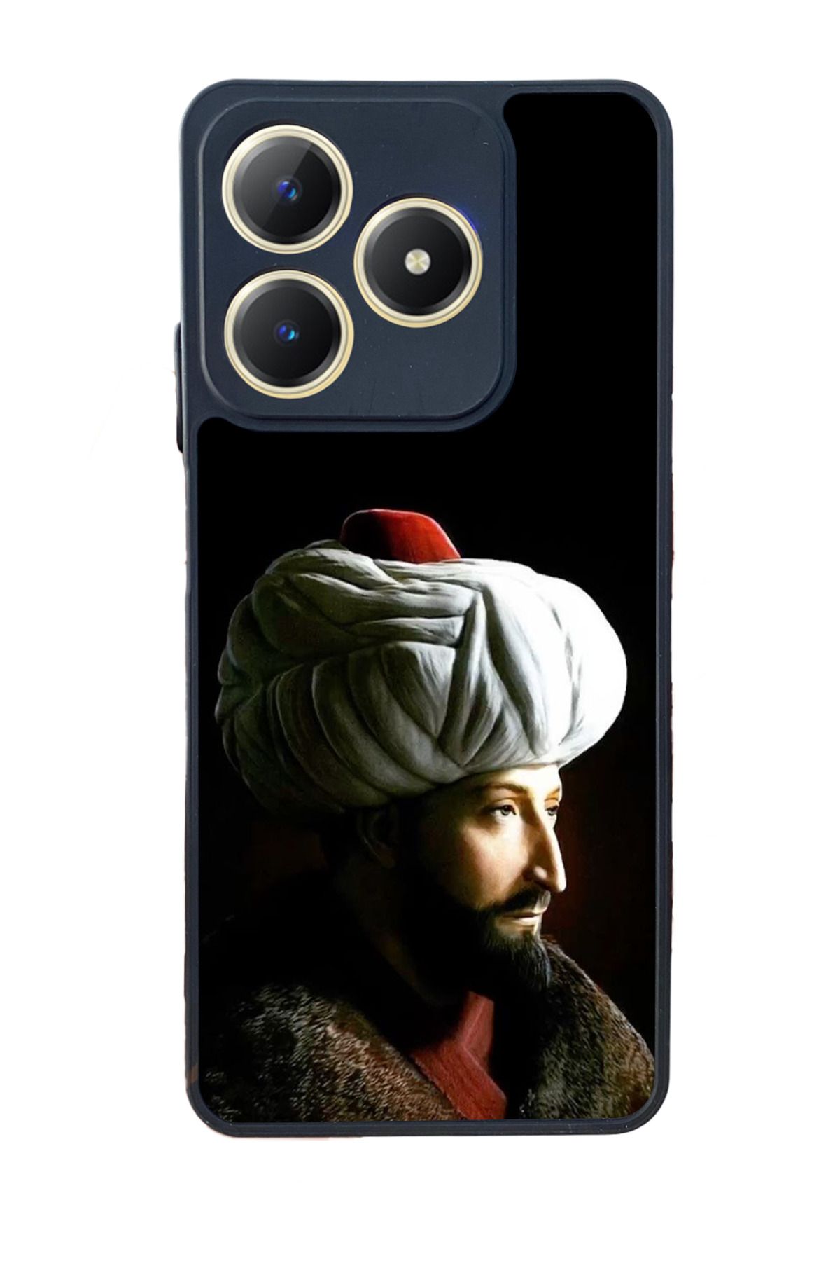 realme C63 Mat Uyumlu Siyah Kılıf – Yumuşak Silikon, Koruyucu, Şok Emici Kapak