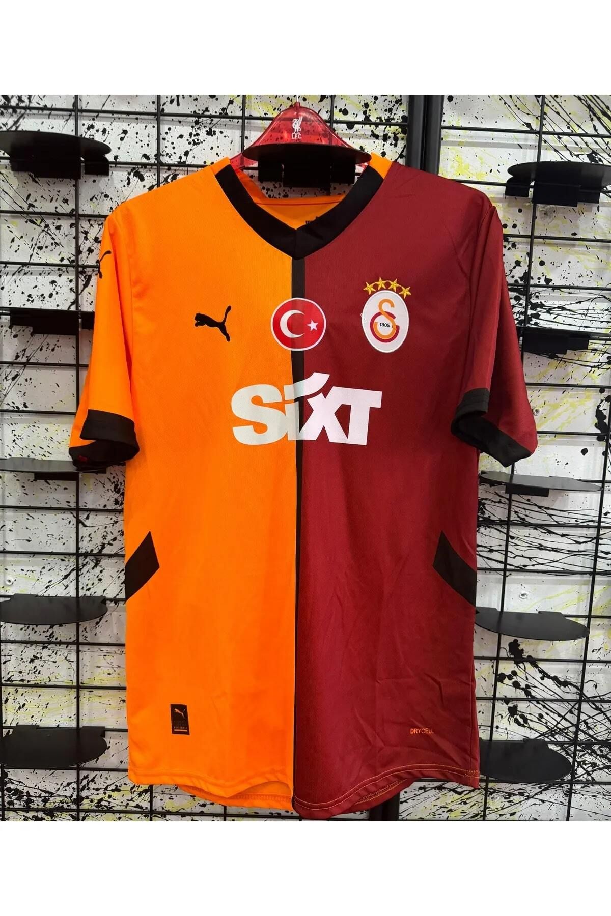 yenteks KOPYA - Galatasara-y. Osimhenn. Sarı İç Saha 24/25 Sezon Kısa Kol Yetişkin Forma