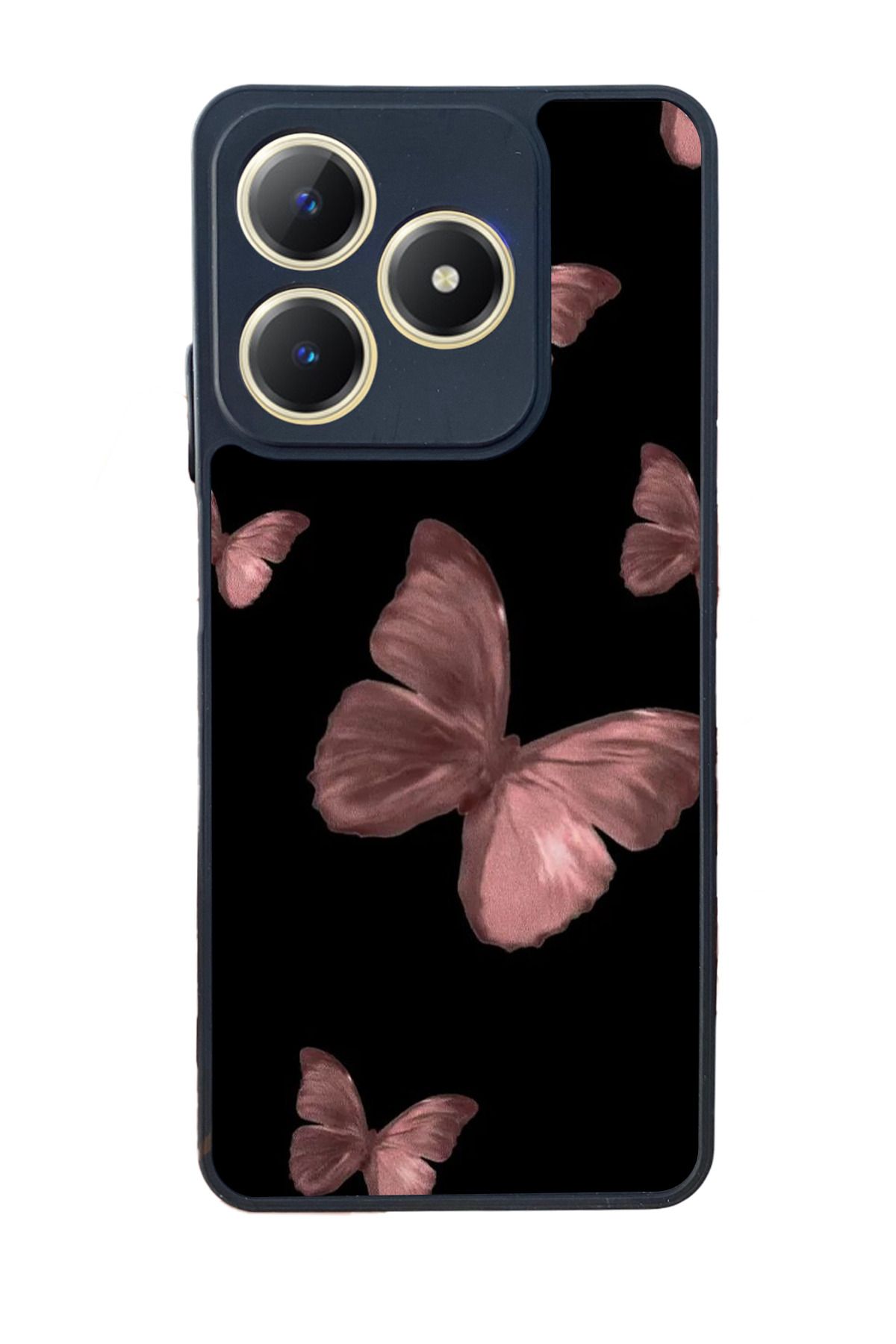 BGAKSESUAR Infınıx Smart 8 Pro Mat Uyumlu Siyah Kılıf – Yumuşak Silikon, Koruyucu, Şok Emici Kapak