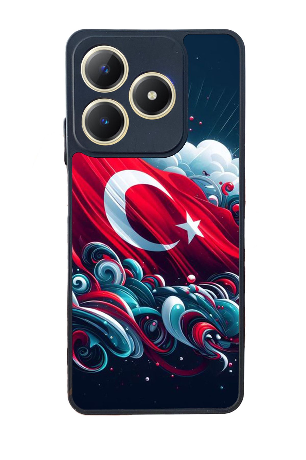 realme C61 Mat Uyumlu Siyah Kılıf – Yumuşak Silikon, Koruyucu, Şok Emici Kapak