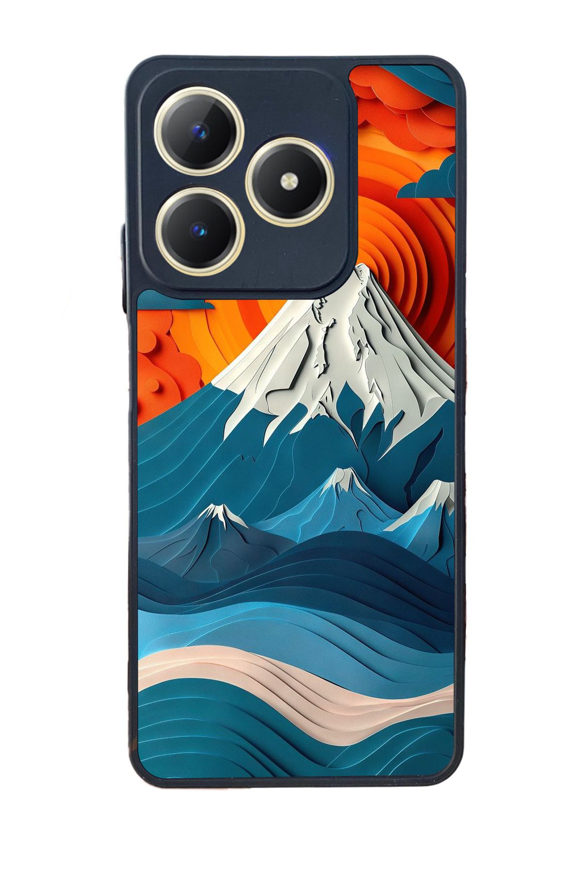 realme C61 Mat Uyumlu Siyah Kılıf – Yumuşak Silikon, Koruyucu, Şok Emici Kapak