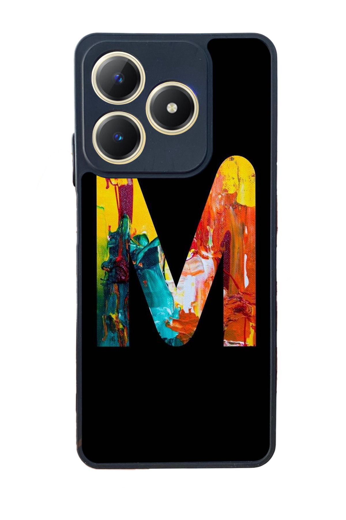 realme C61 Mat Uyumlu Siyah Kılıf – Yumuşak Silikon, Koruyucu, Şok Emici Kapak