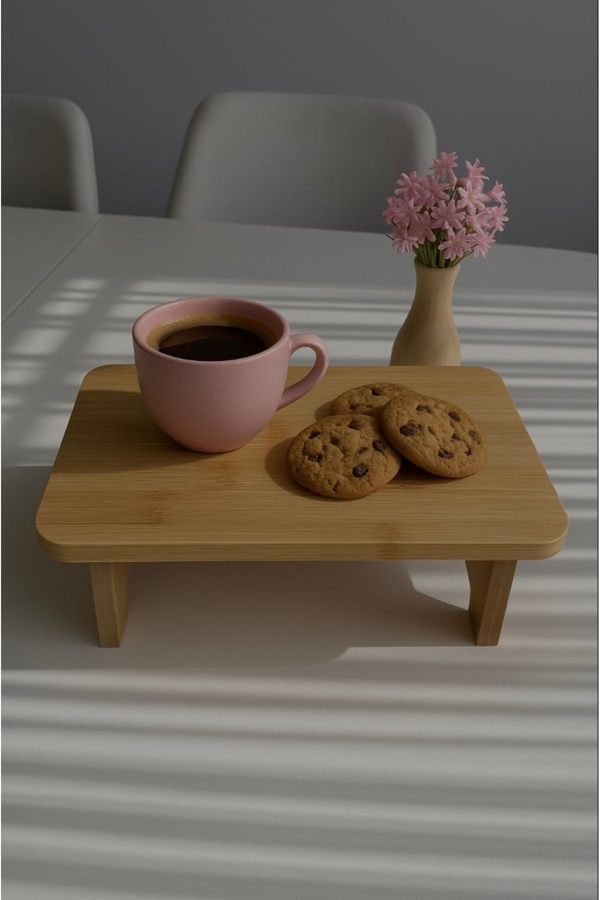 BAROTTİ Bambu Ayaklı Kesme Tahtası / Sunumluk - 20x30 cm