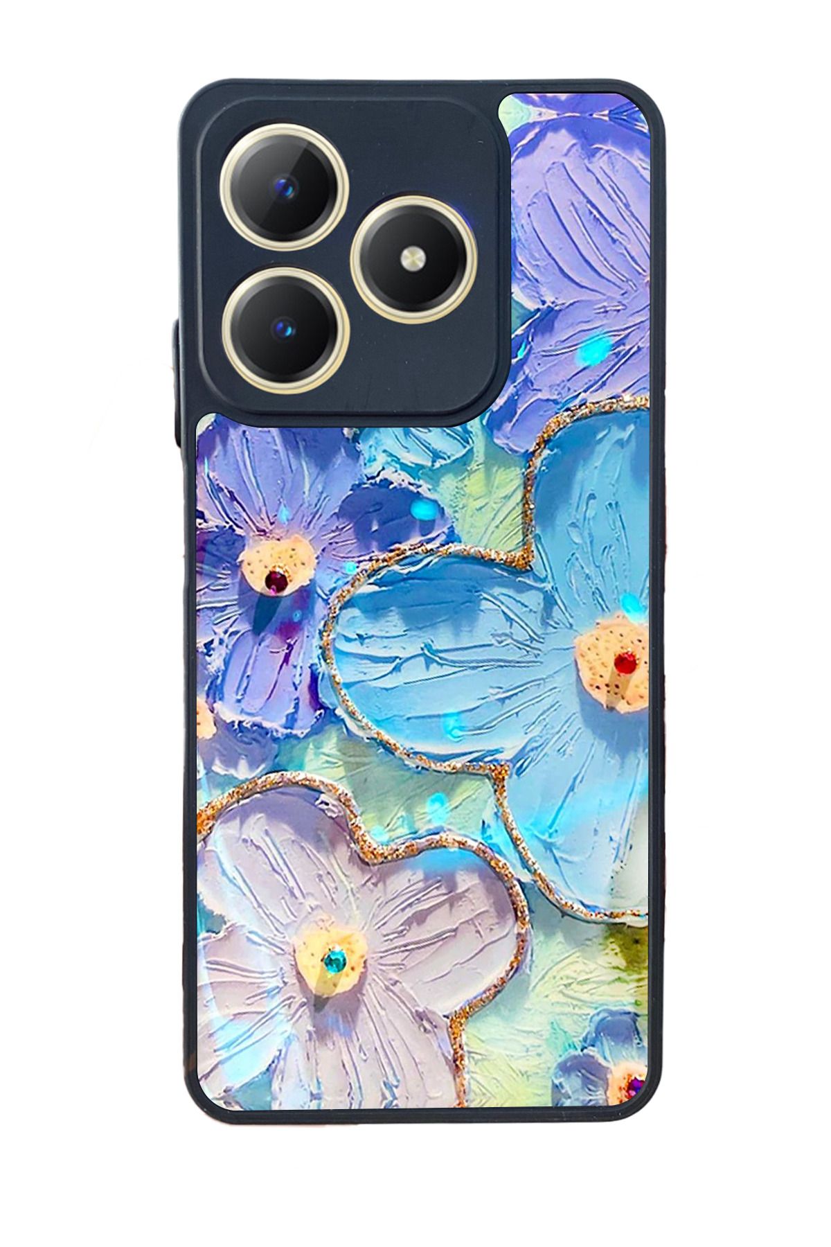 realme C63 Mat Uyumlu Siyah Kılıf – Yumuşak Silikon, Koruyucu, Şok Emici Kapak