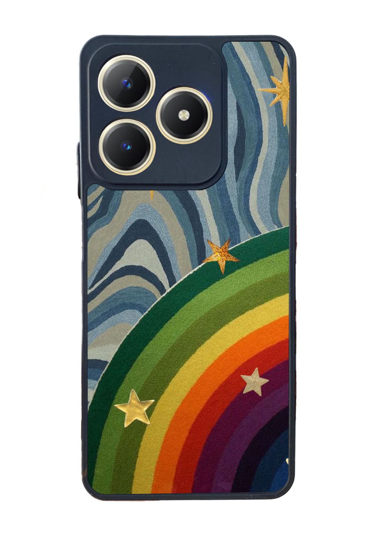 realme C63 Mat Uyumlu Siyah Kılıf – Yumuşak Silikon, Koruyucu, Şok Emici Kapak