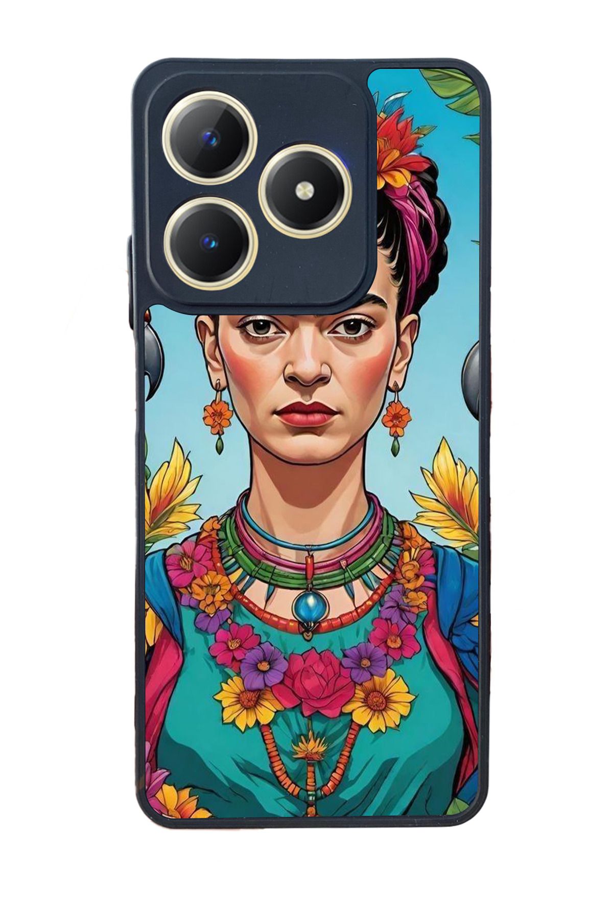 realme C63 Mat Uyumlu Siyah Kılıf – Yumuşak Silikon, Koruyucu, Şok Emici Kapak