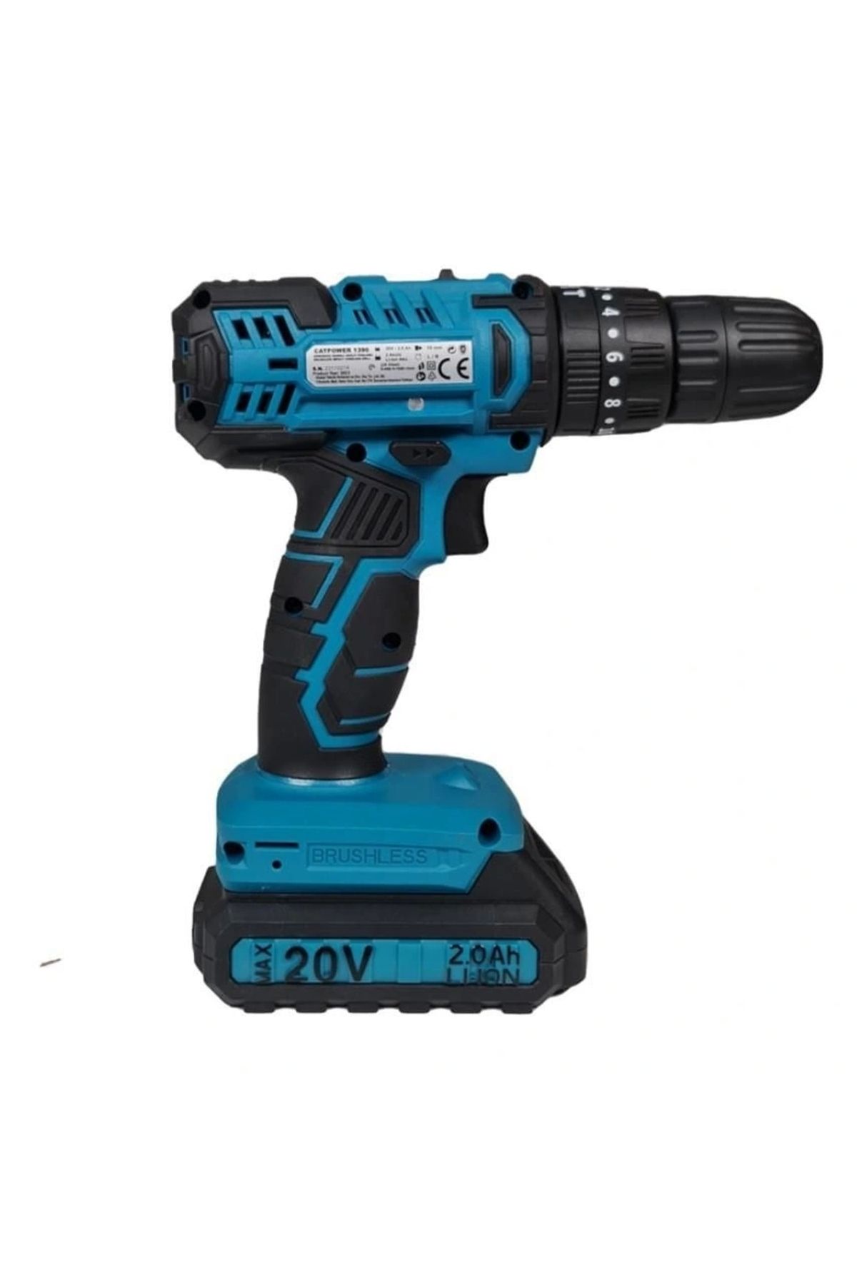 ShopNova Cat Power 1390 Akülü Darbeli Matkap 20 Volt Kömürsüz
