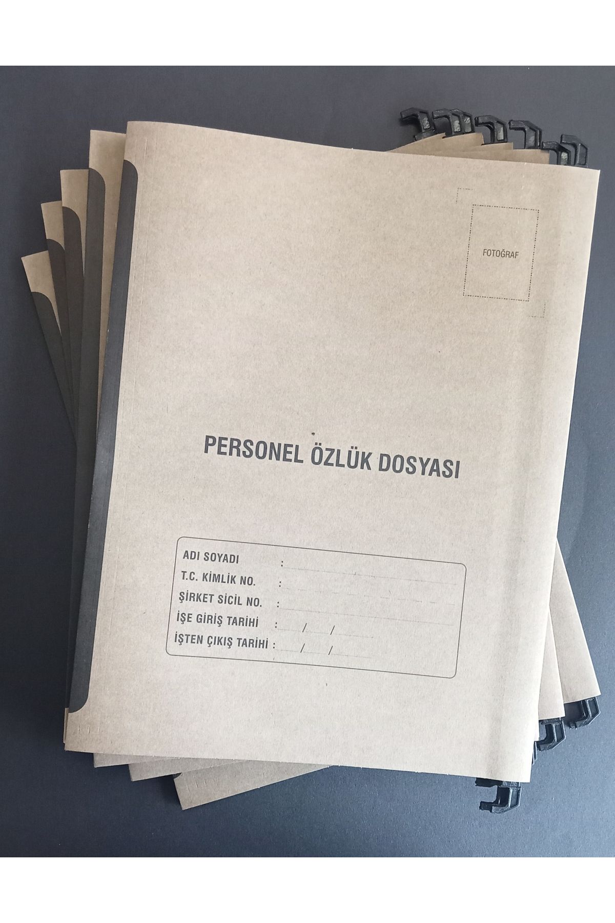 DEFTERSAN Personel özlük dosyası plastik askılı tek gözlü 5 adet