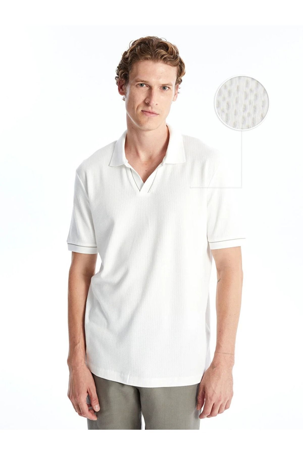 LC Waikiki LCWAIKIKI Classic Polo Yaka Kısa Kollu Penye Erkek Tişört